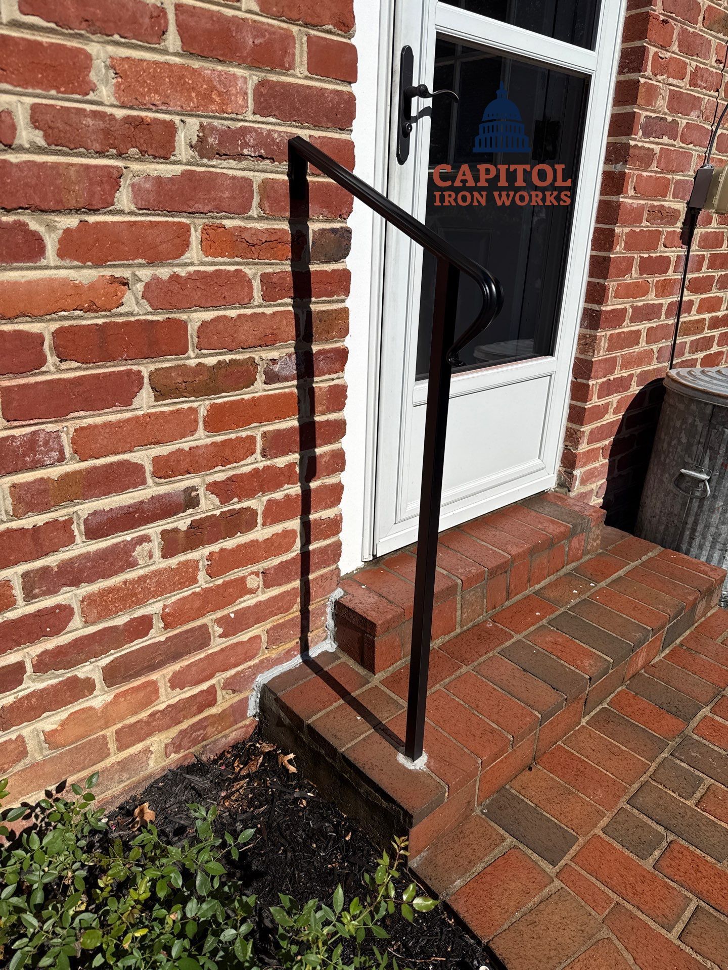 Classic Steel Handrail – Gaithersburg, MD by Capitol Iron Works