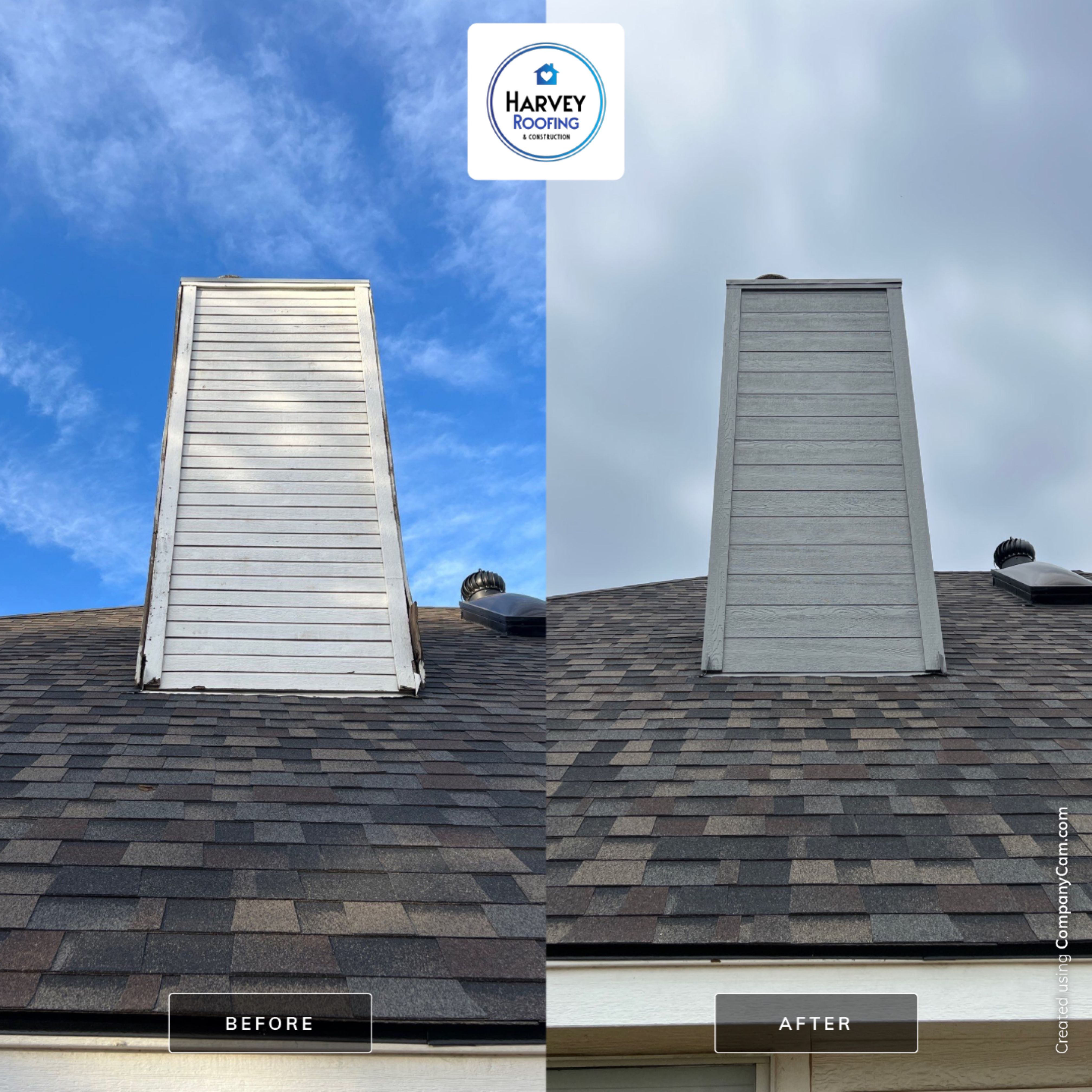 Exterior Repair using Various Exterior Products by Harvey Roofing & Construction