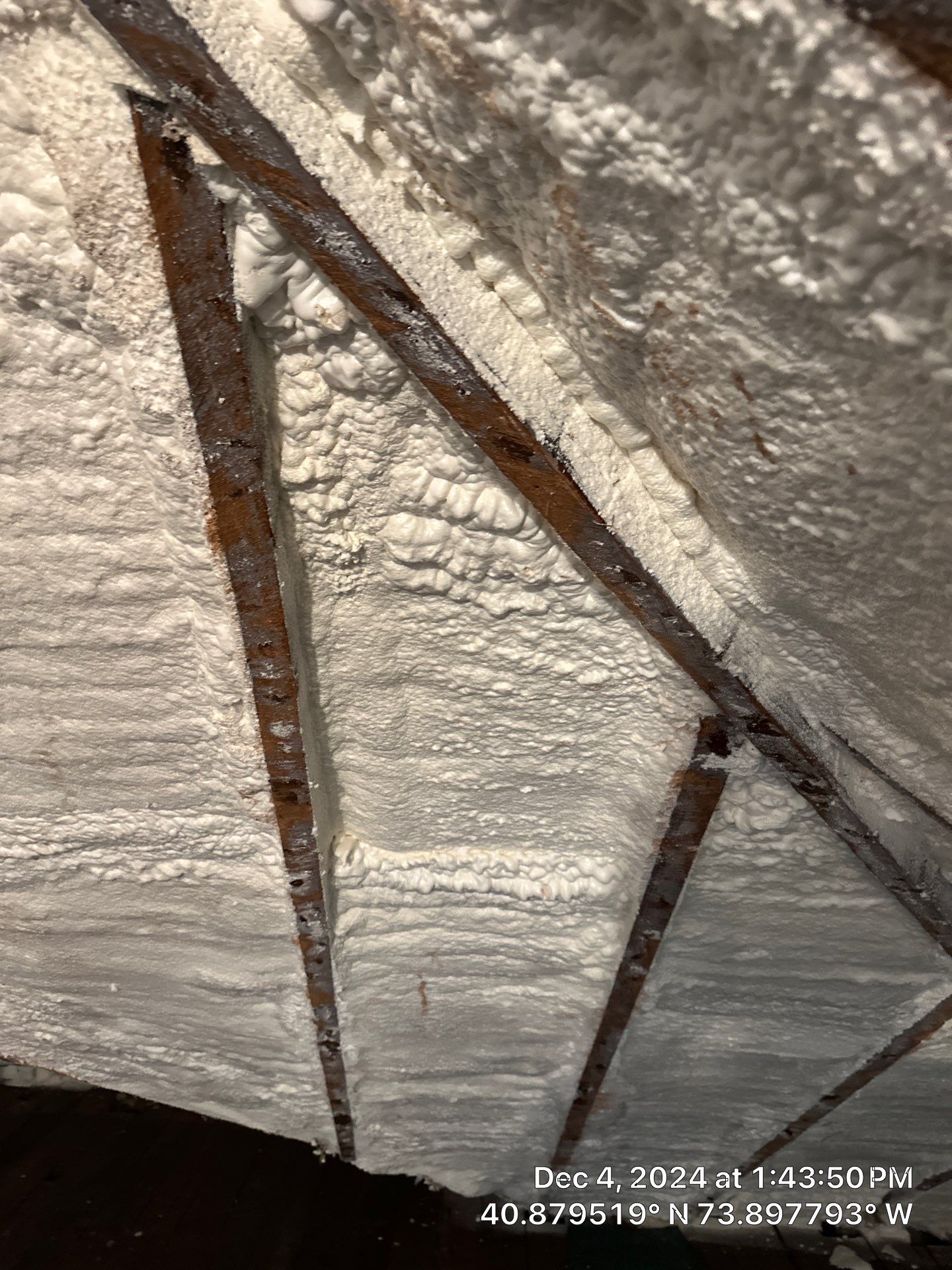 Attic Insulation using Closed Cell Spray Foam by NYS Foam & Energy