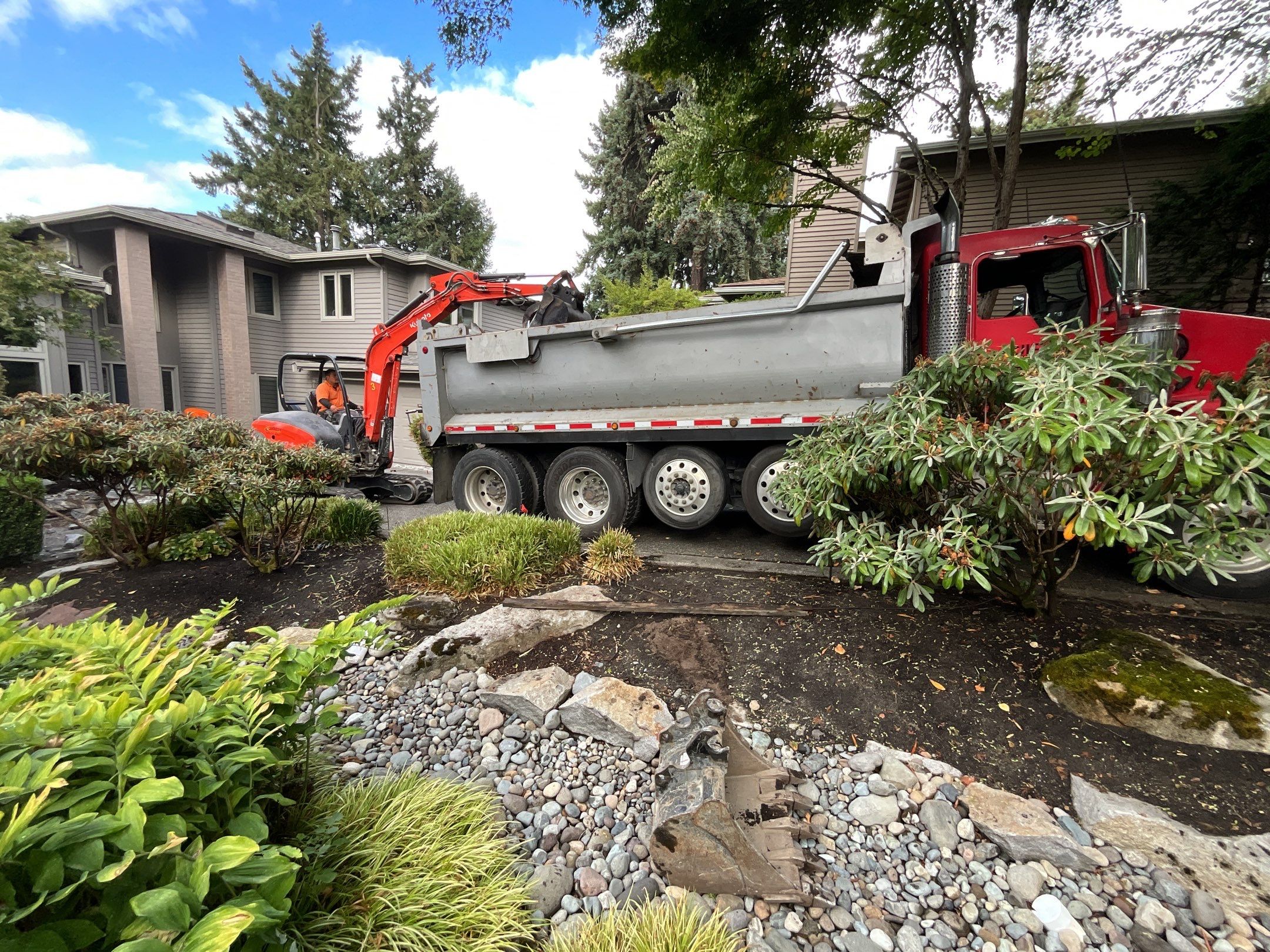Eggers | Aggregate Finish Driveway, Concrete Project  by Jireh Asphalt & Concrete Inc 