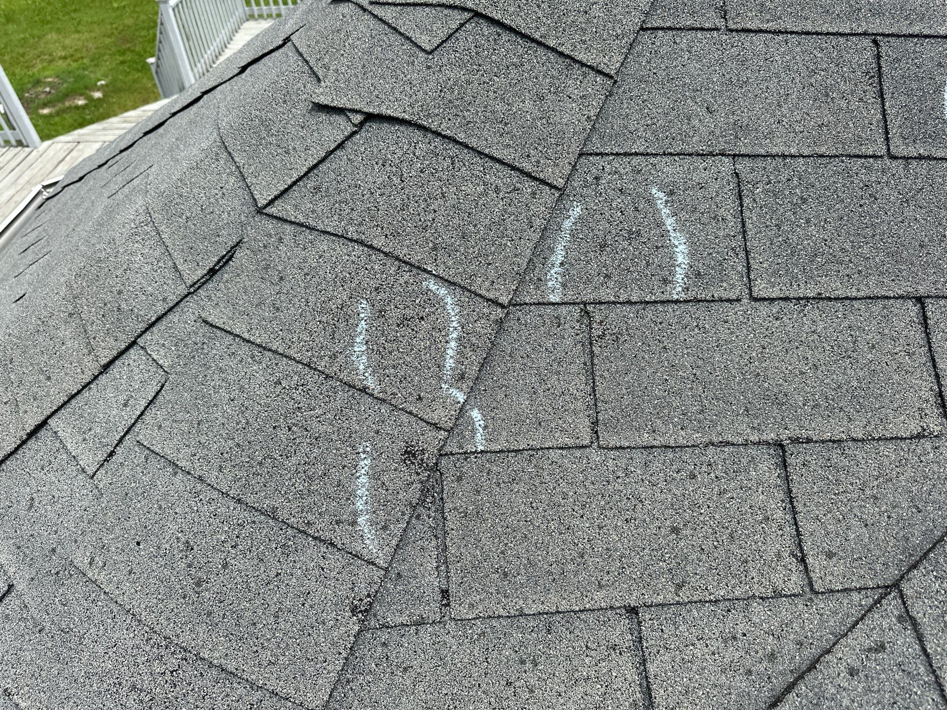 Solid Hail Damage - 3 Tab by Paragon Roofing
