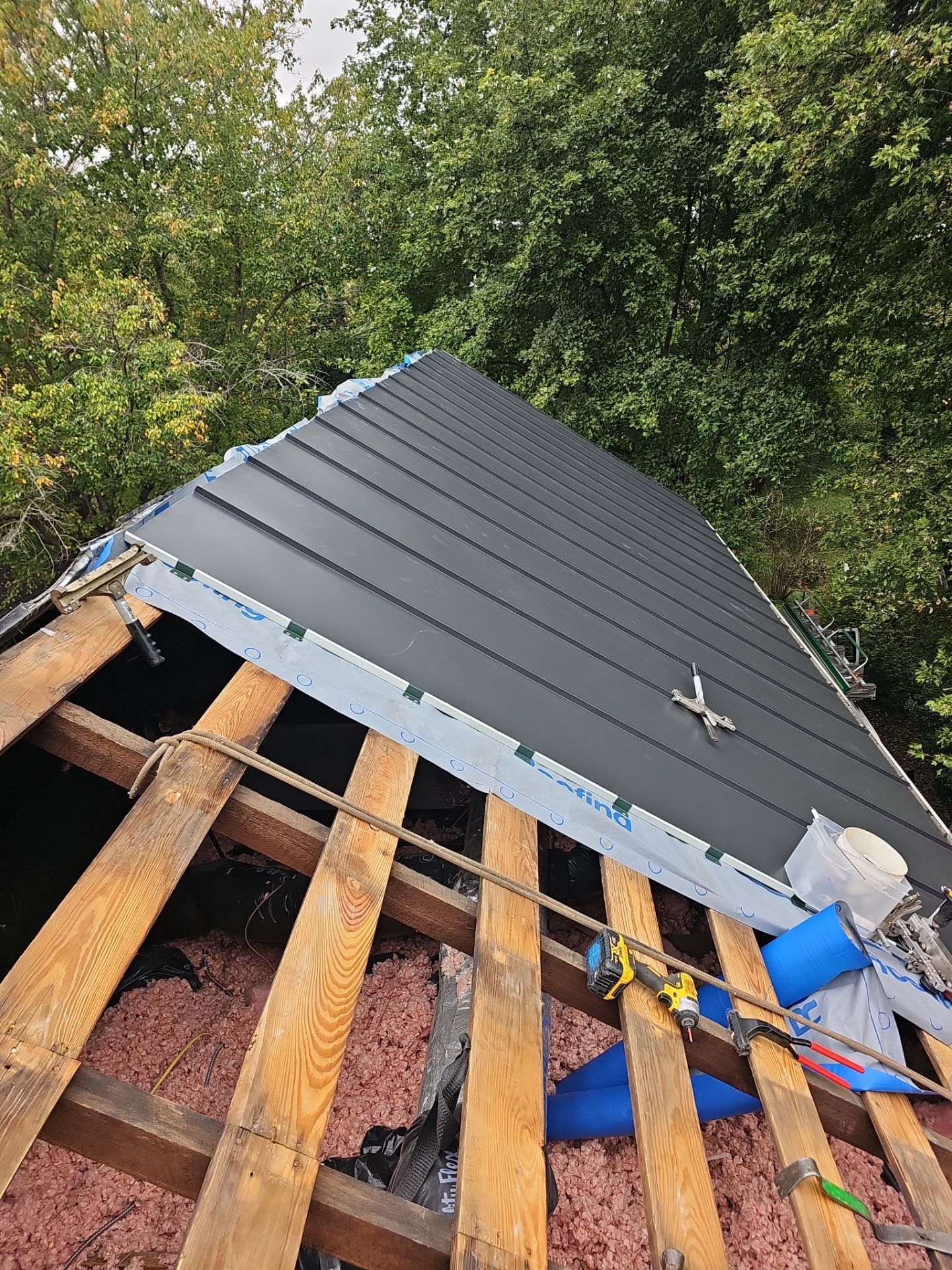 Metal Roof and Gutter Replacement by Winchester Roofing
