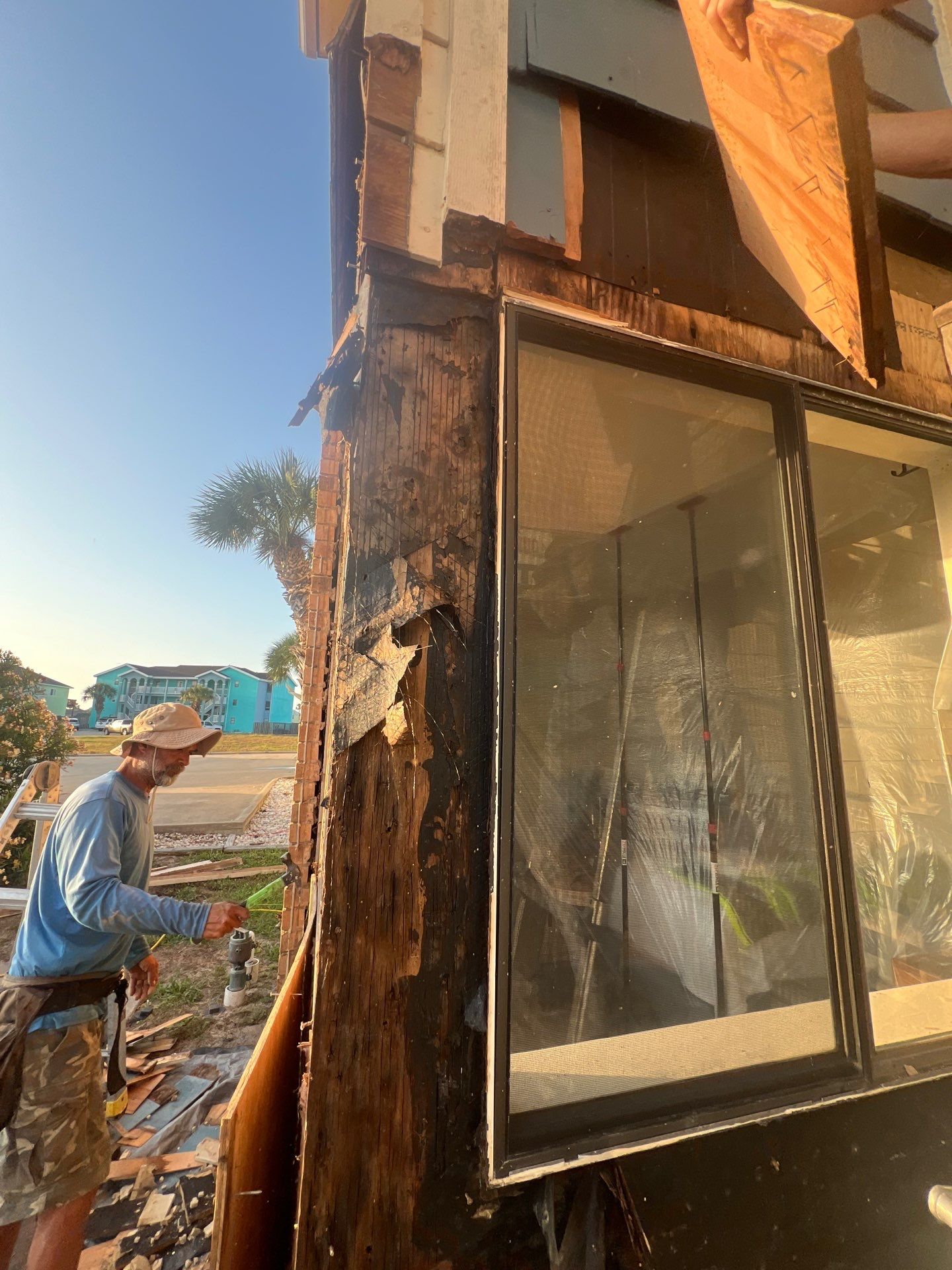 Exterior remodel Fortuna Bay Condos by Bayfront Roofing and Construction