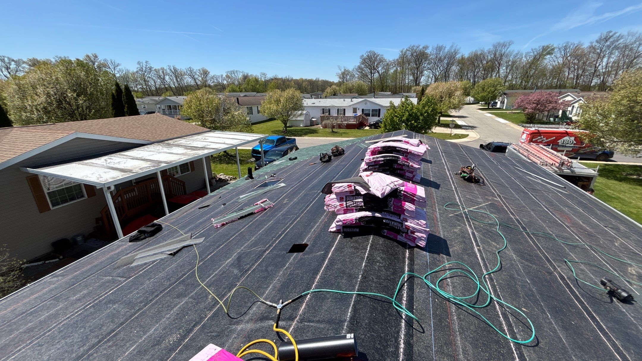 Roof Replacement using Owens Corning Duration by 180 Contractors