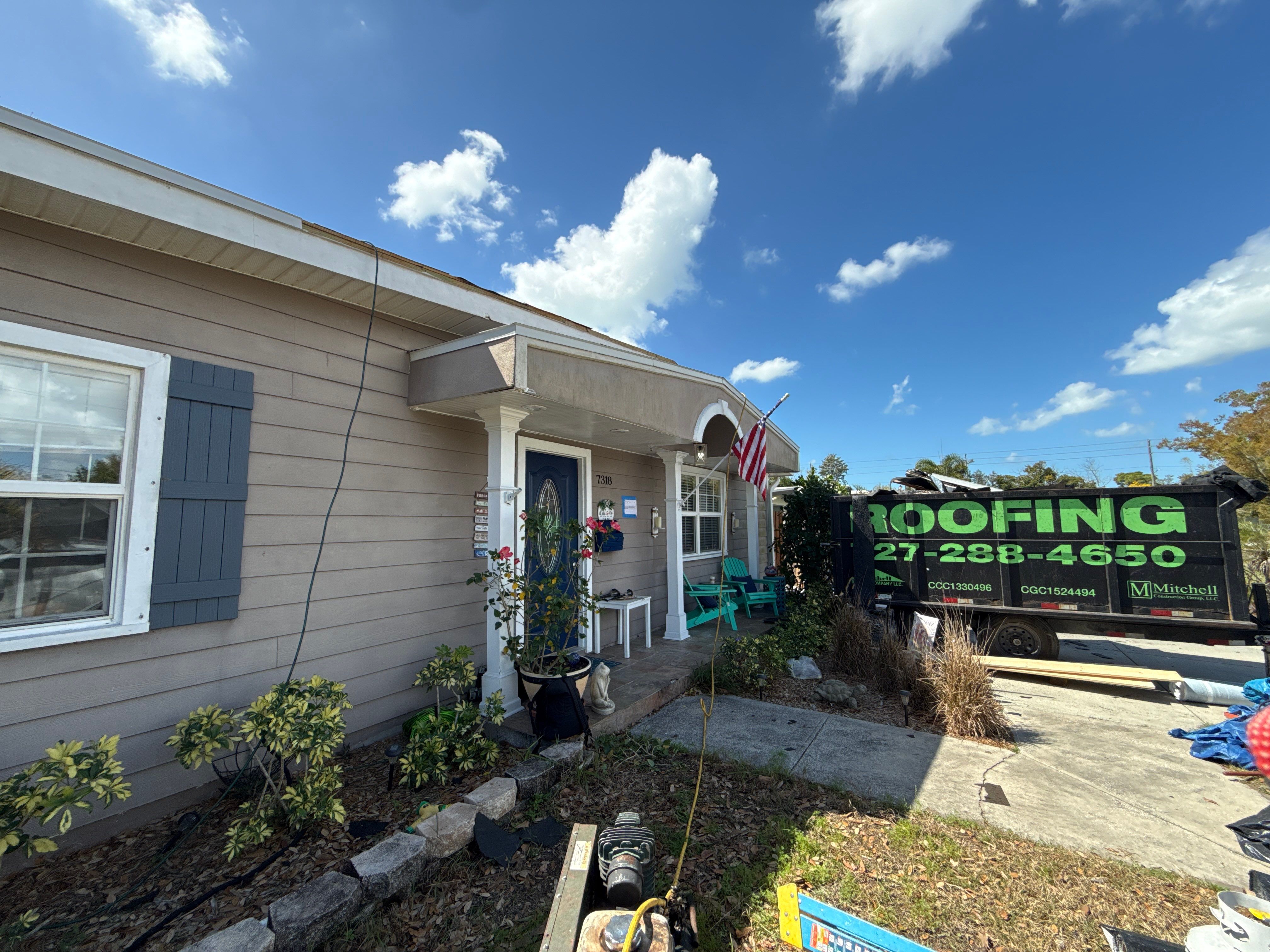 Project in St. Petersburg 33710 by Mitchell Roofing Company LLC
