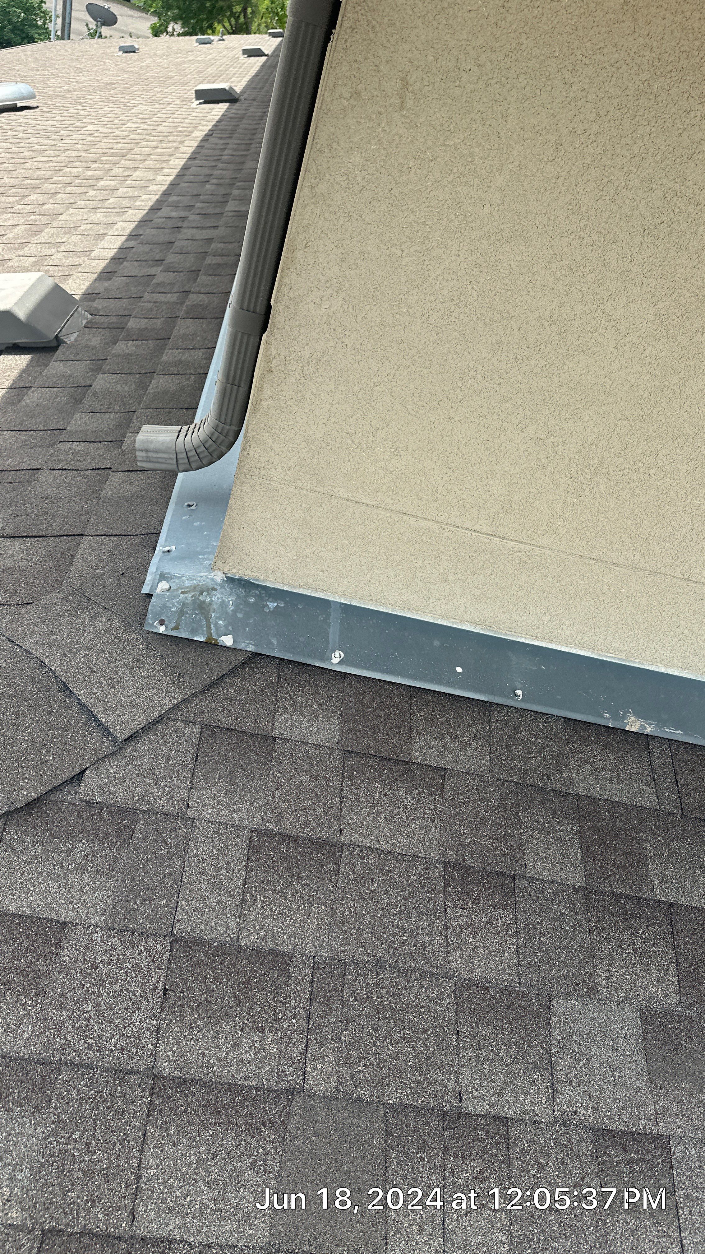 Roof Damage  by Zeus Exteriors