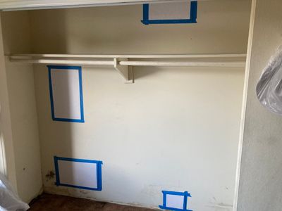 Cracked Cast Iron Line in the wall