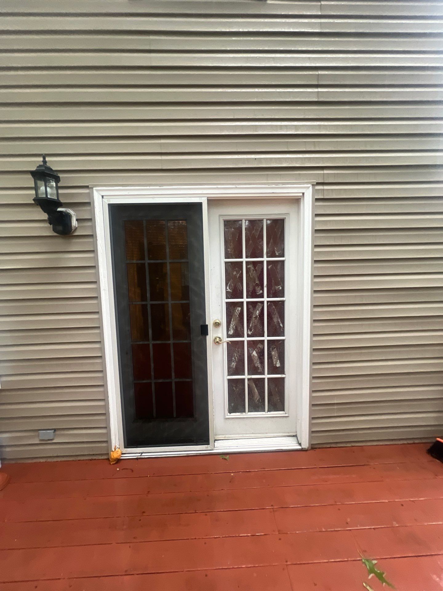 Sliding glass door conversion by Window Depot of Annapolis