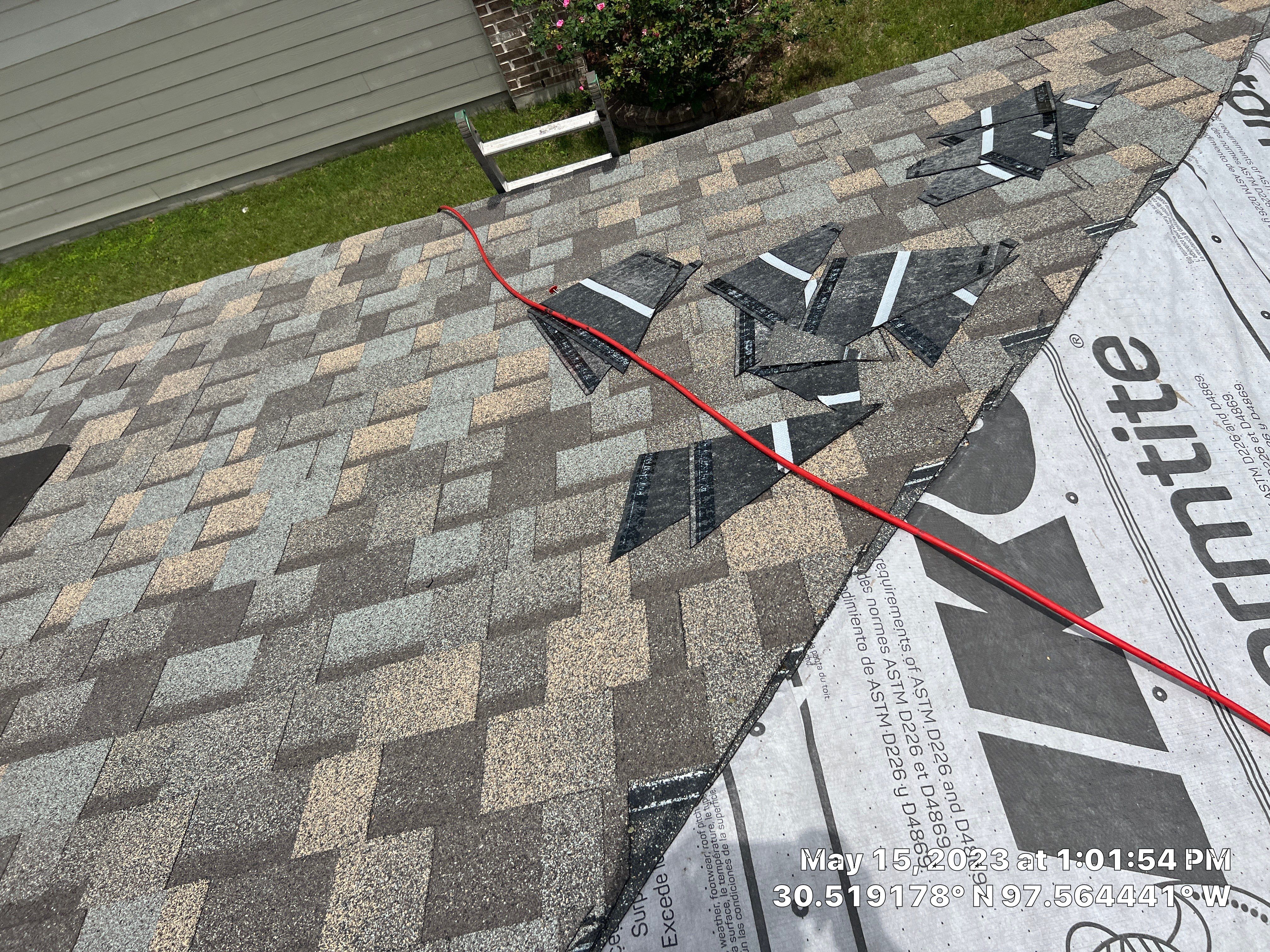 Hutto Residential Roofing Replacement with Premium IKO Dynasty Shingles by Caliber Restoration LLC