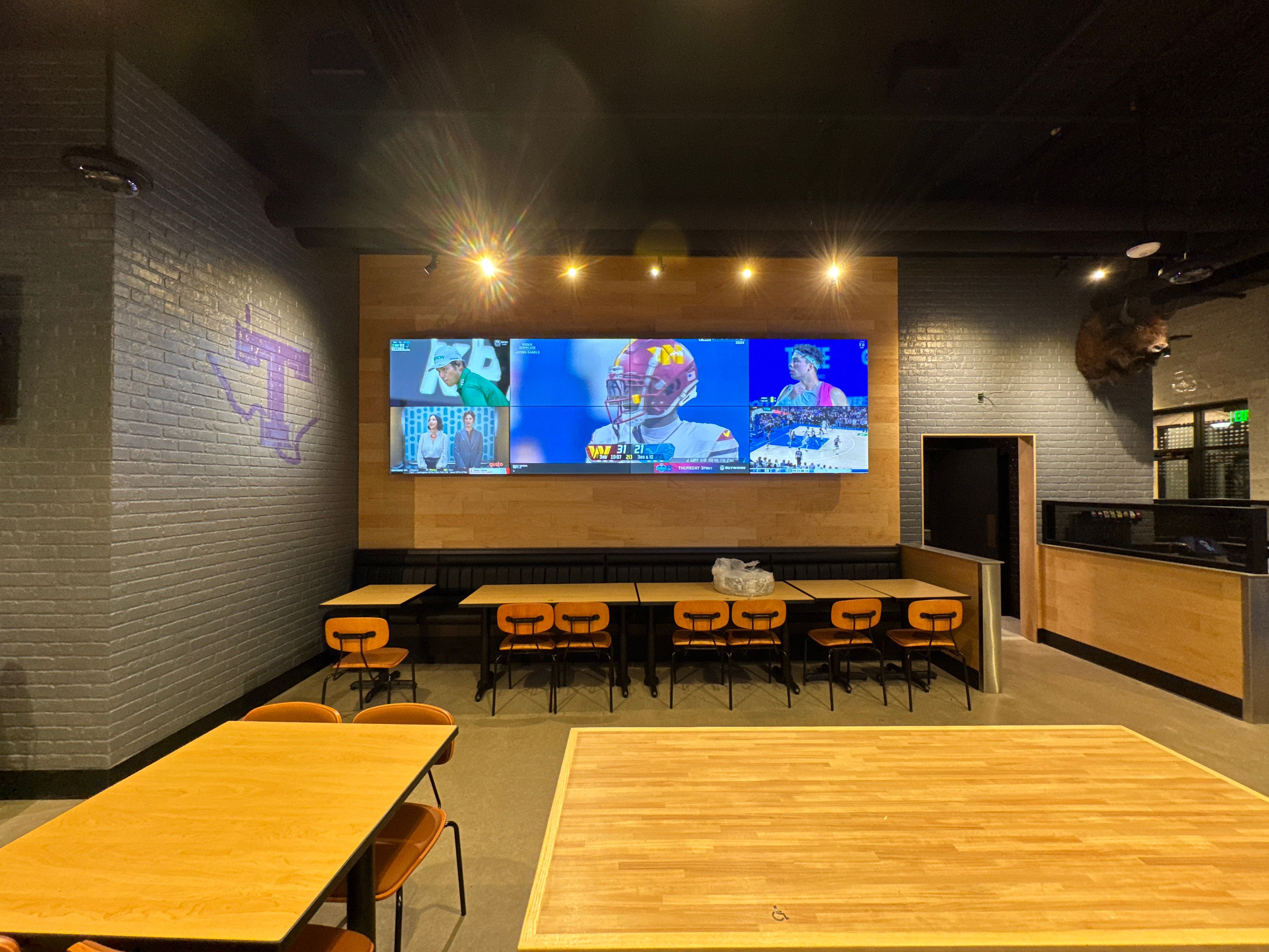 Large Sports Bar AV install by AVSi