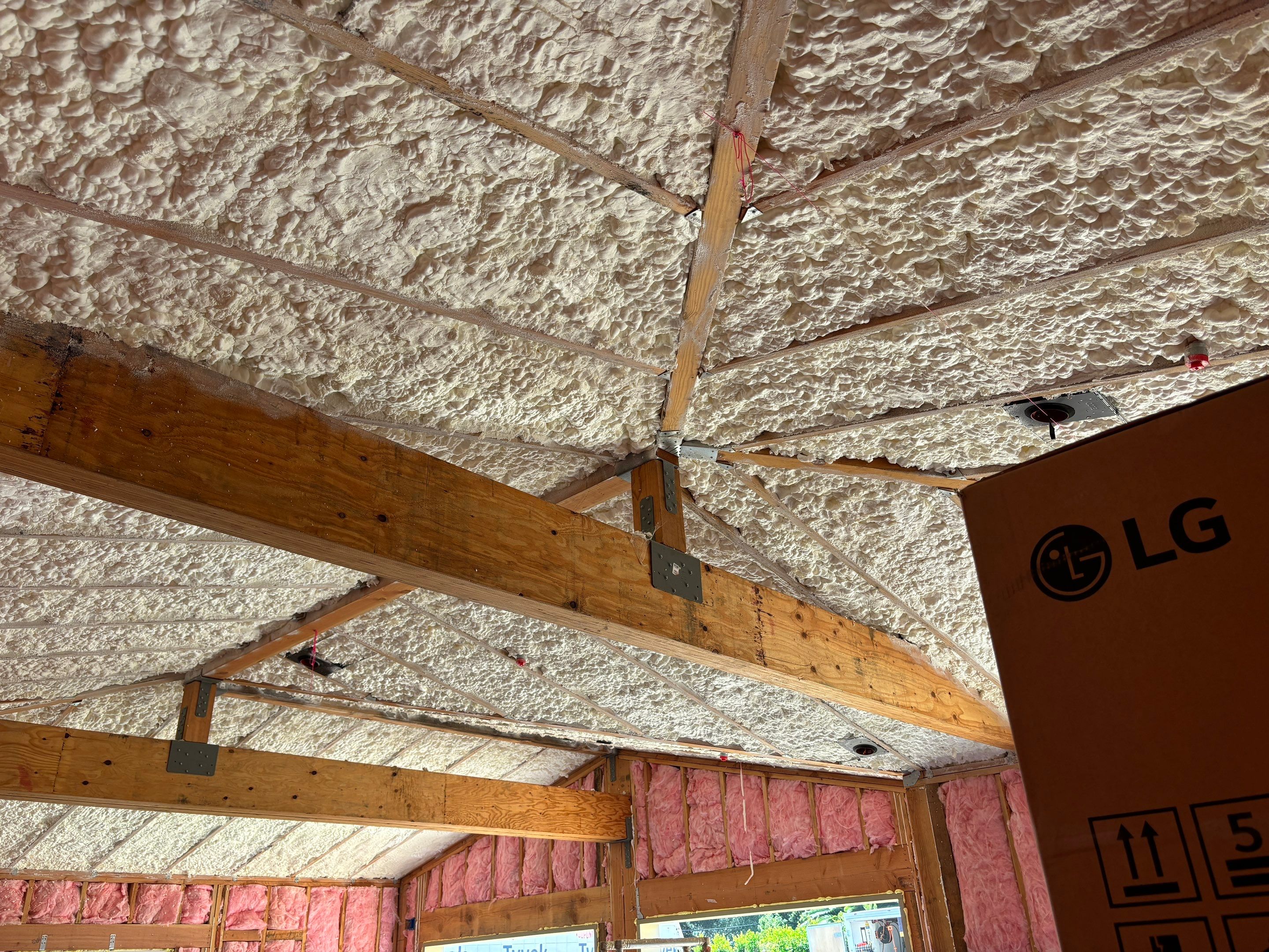 Spray Foam Project in Montecito by Insulation Labs