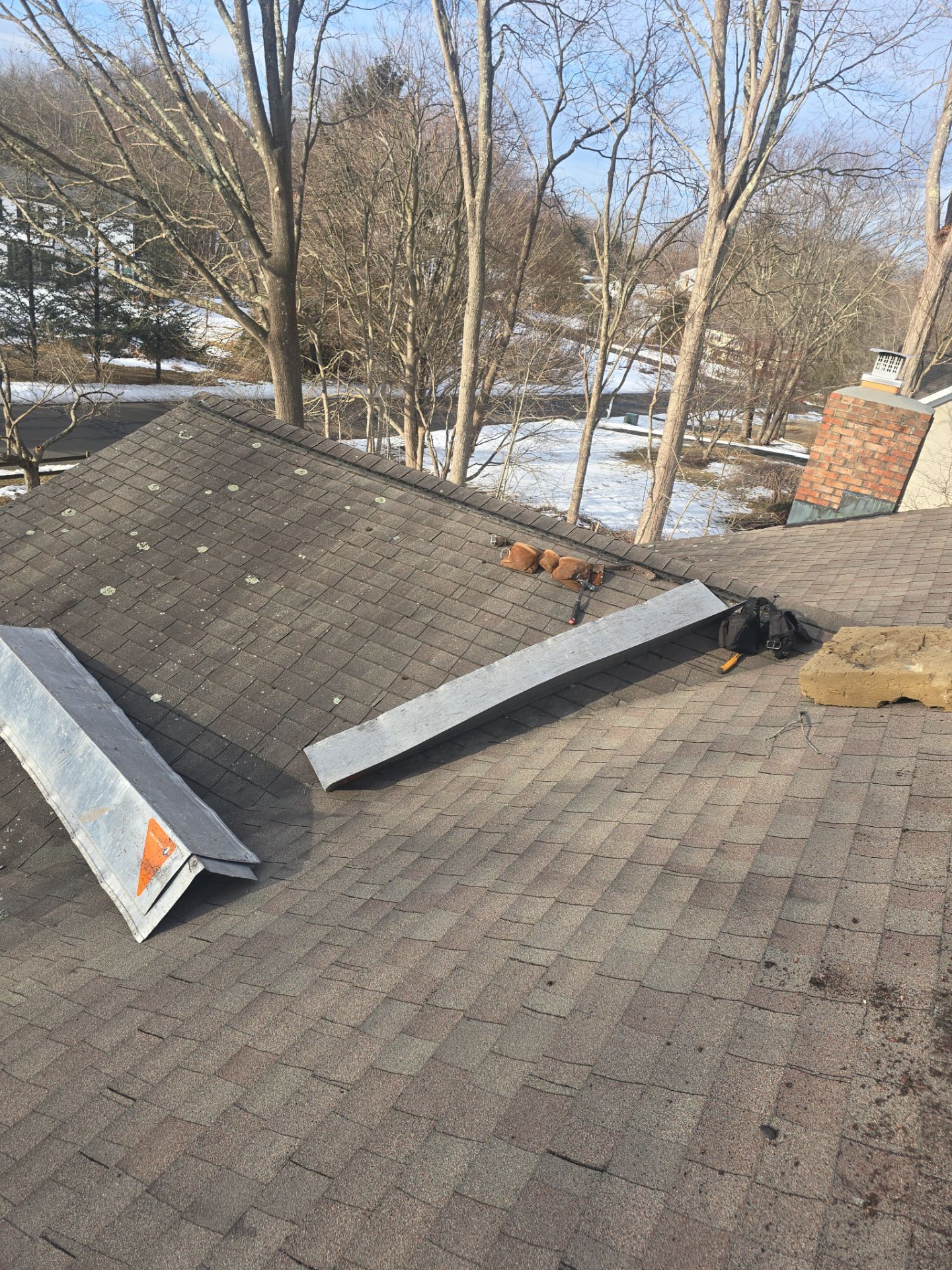 Residential Roofing Installation using Owens Corning Duration Driftwood Siding Installation Using Cedar Impressions Pacific Blue by A Plus Exterior