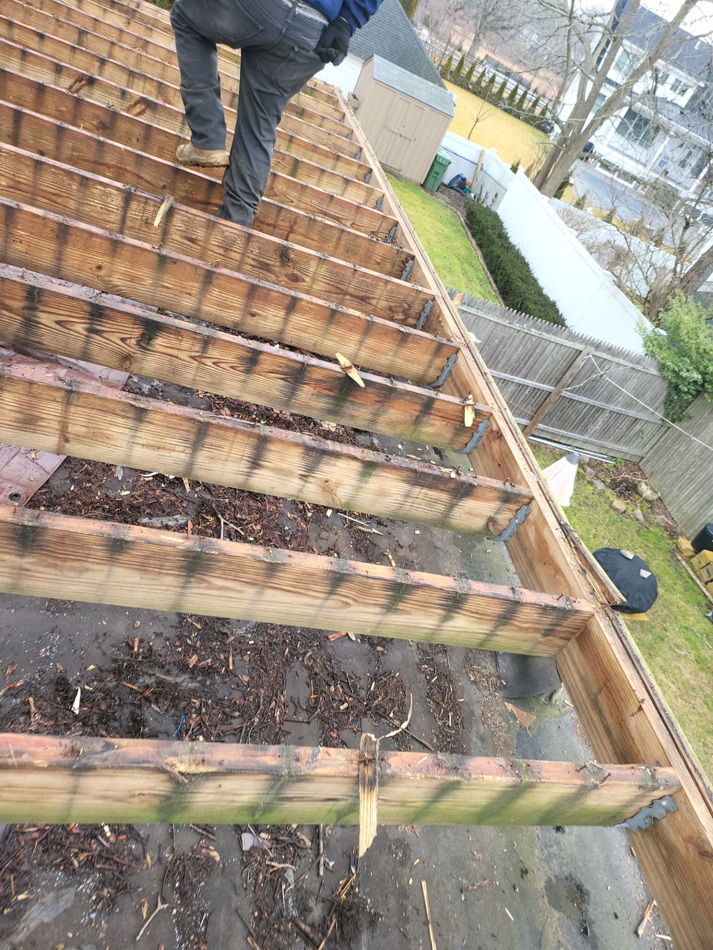 Residential Roofing Installation using Owens Corning TruDefinition Duration Sierra Gray by A Plus Exterior