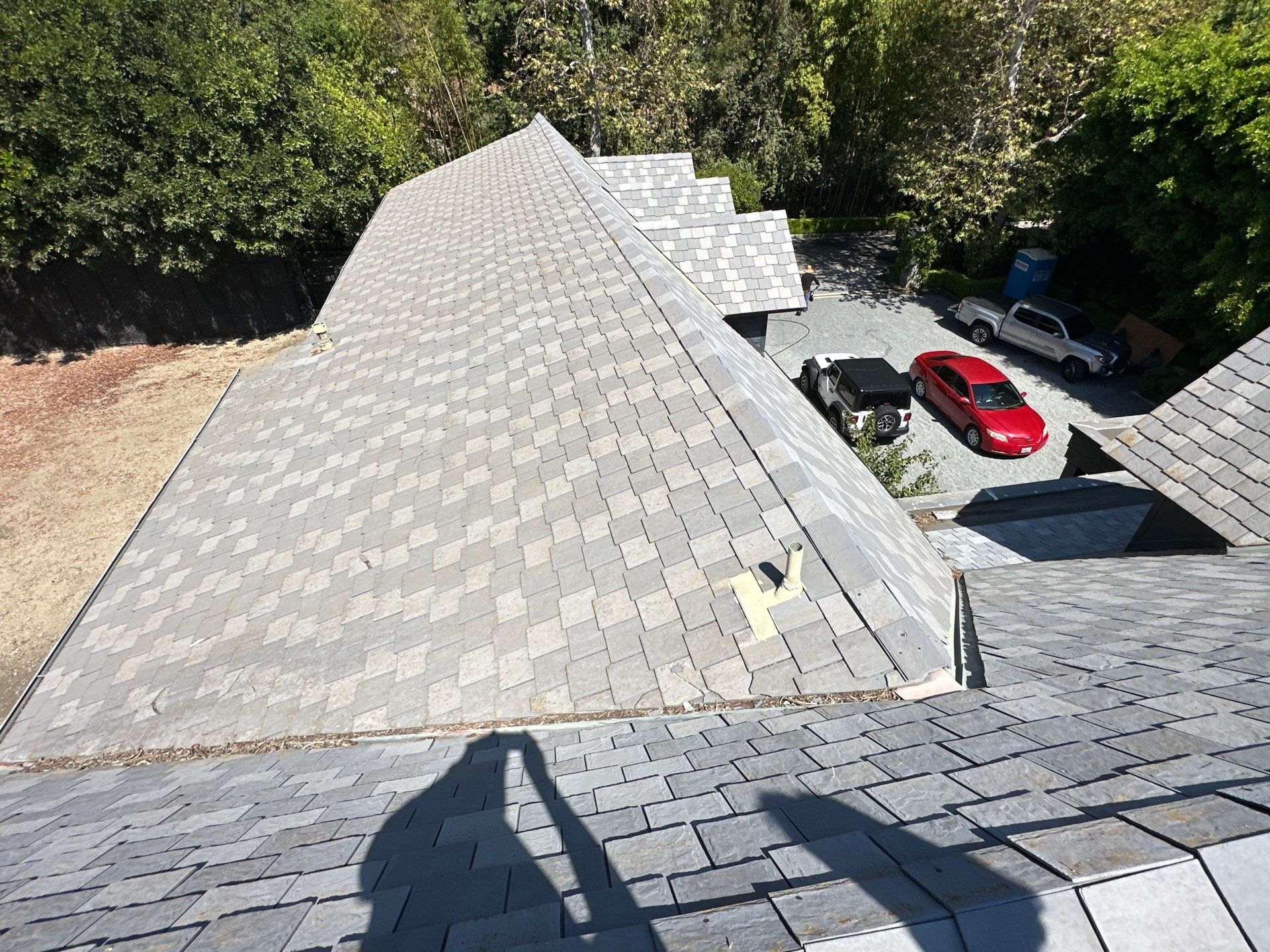 Synthetic Slate Tile Project in Brentwood by Hull Brothers Roofing