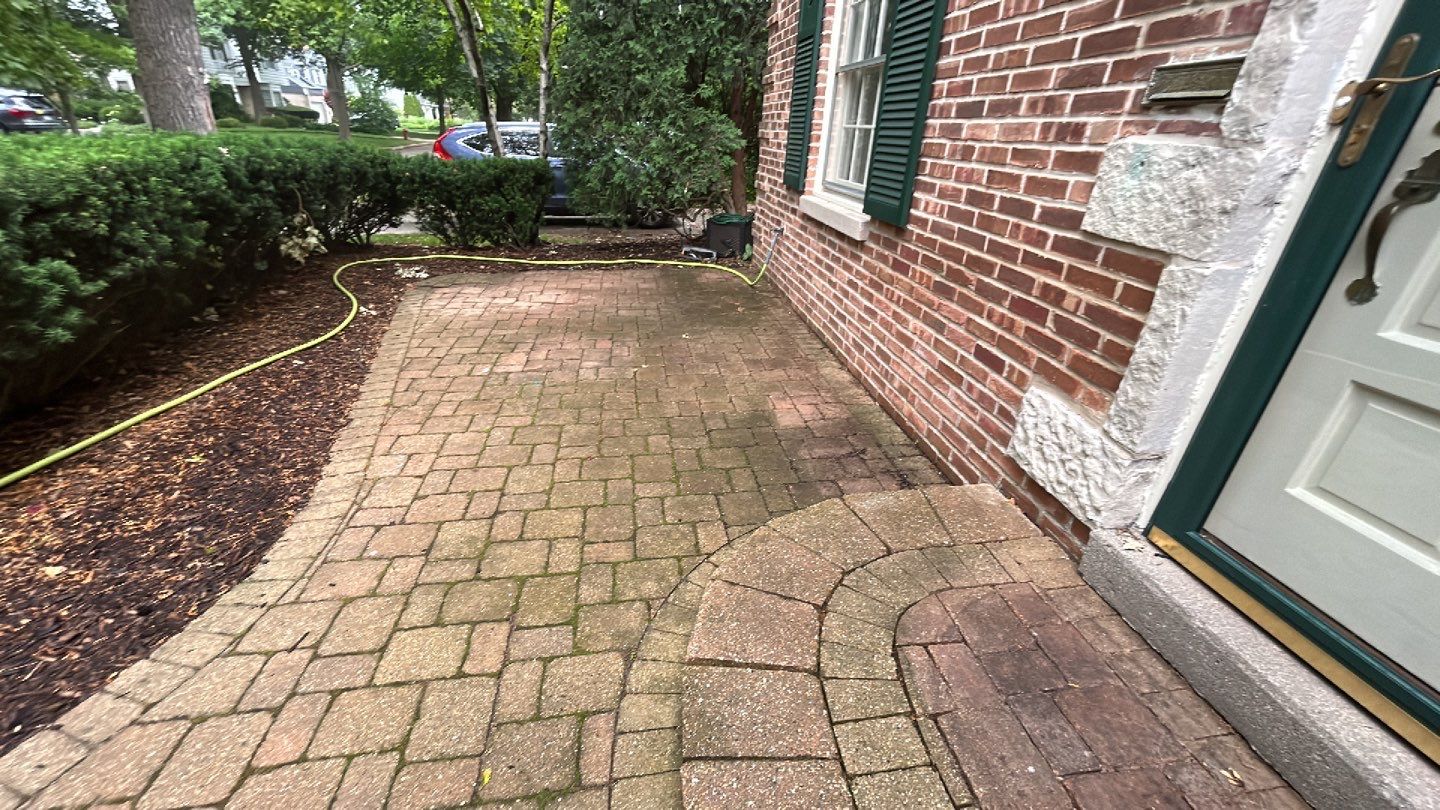 brick paver repair, clean and seal using Surebond SB-1300 by Northern Power Washing LLC.
