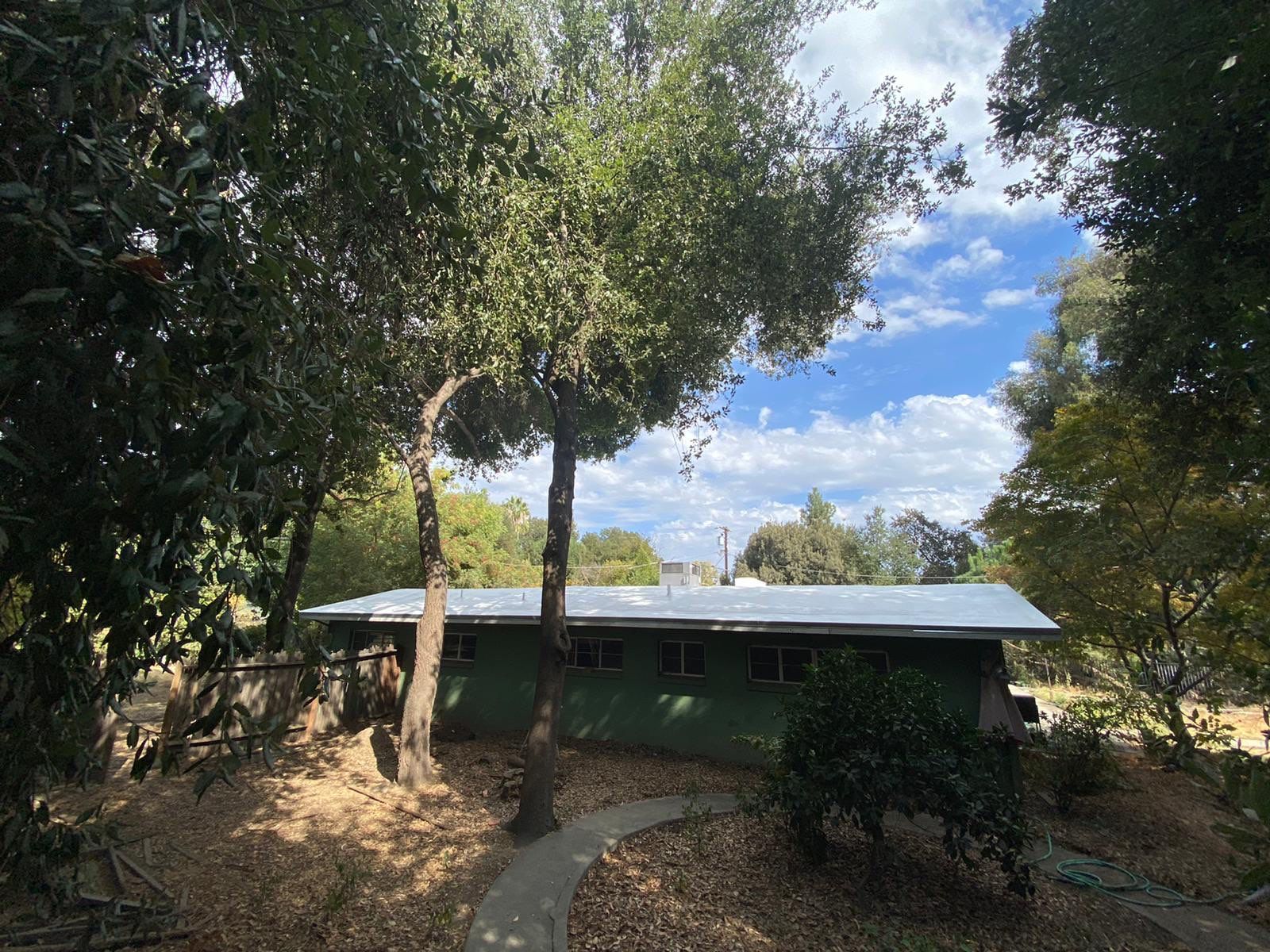 New spray insulation roof over tar and gravel with coatings by Straight Edge Roofing Inc