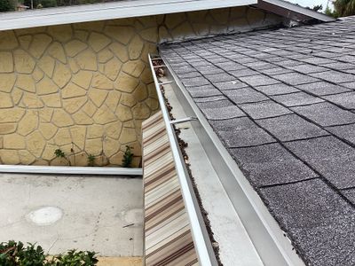 Aluminum Seamless Gutters and new Splash Guard Gutters in Fort Myers