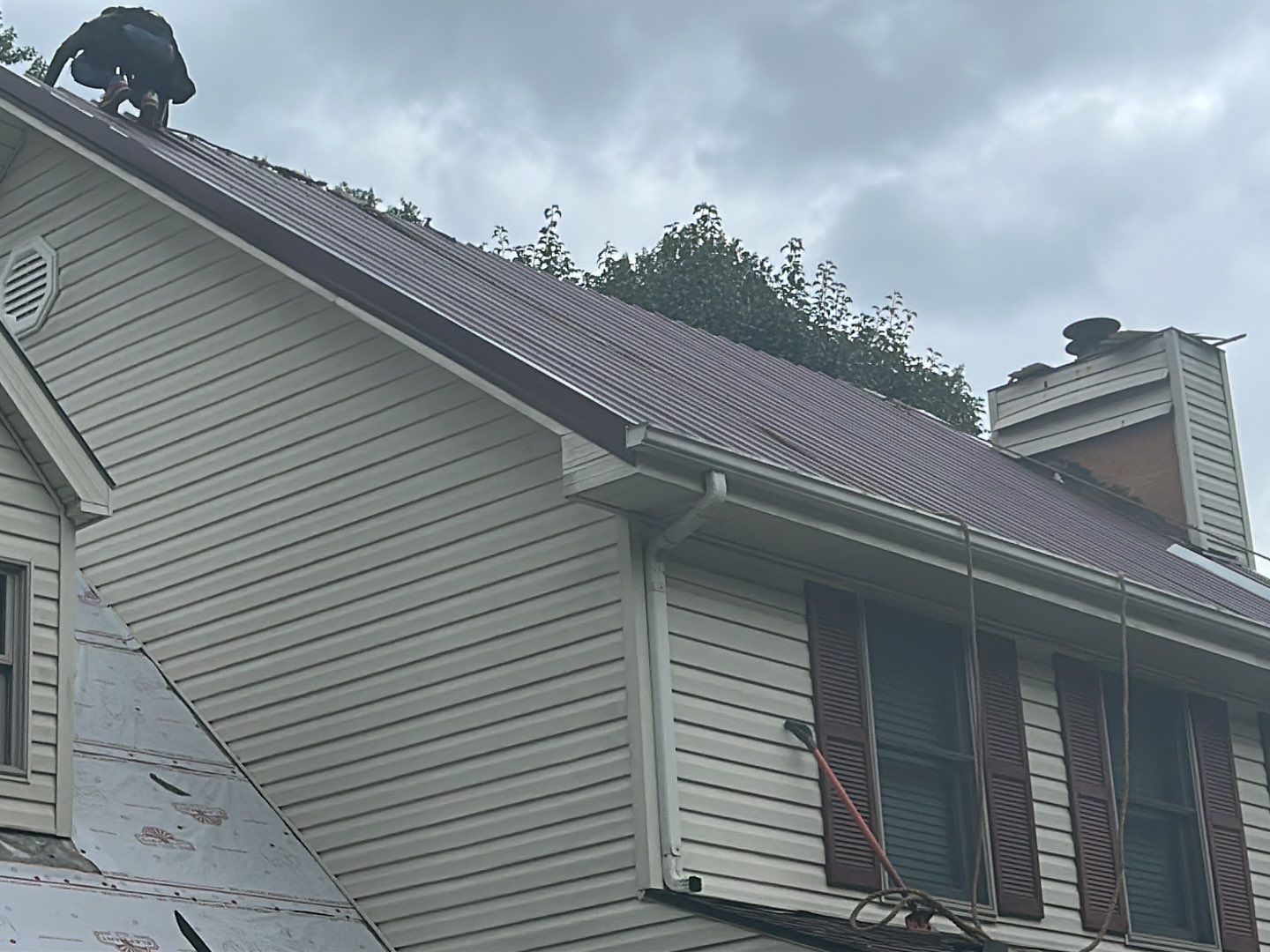 Residential Roofing Installation using Metal by Mr. Roofer