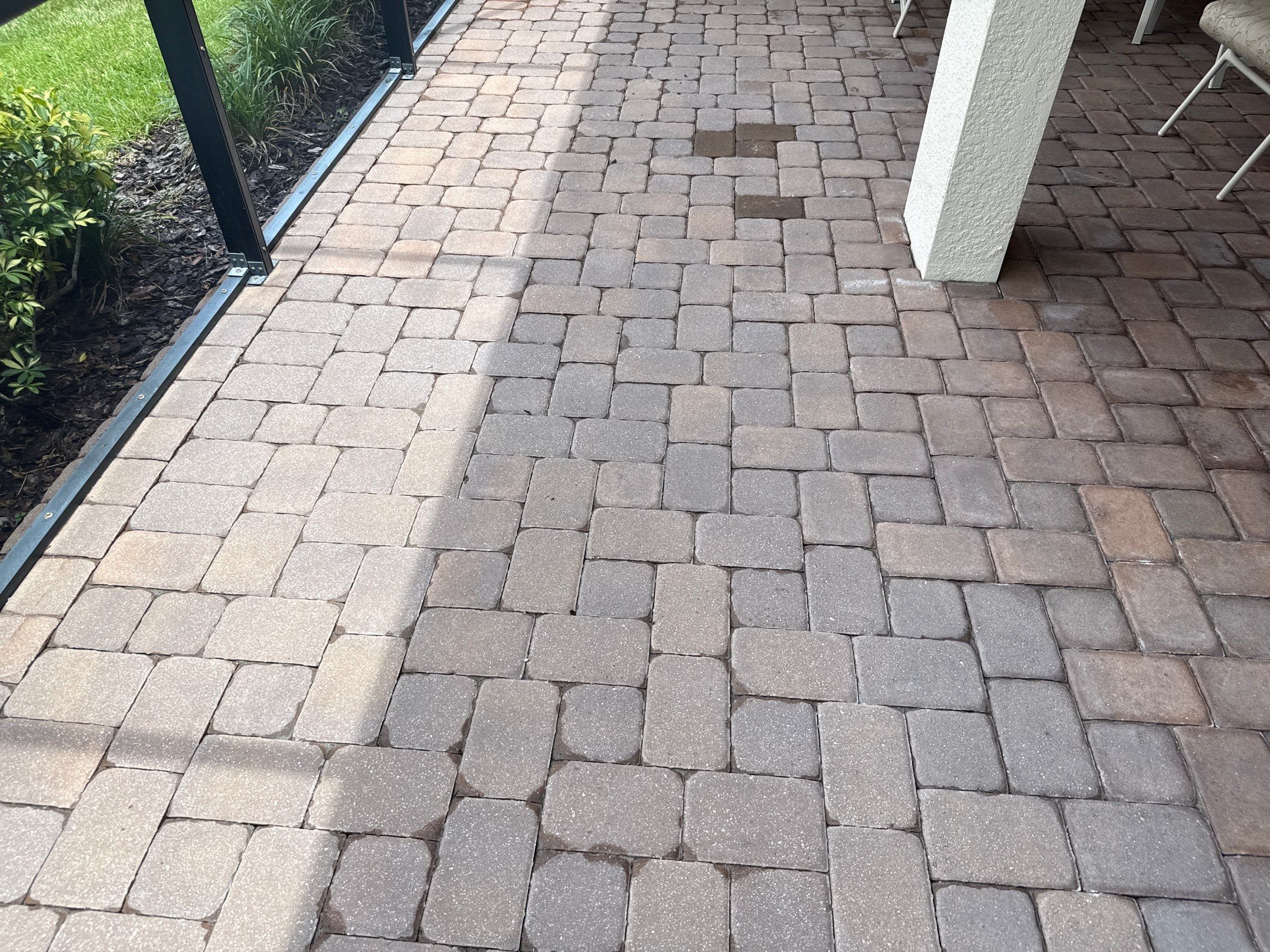 Concrete Tile Roof, Paver Driveway & Lanai Cleaning – Artisan Lakes Esplanade, Palmetto, FL by Sunshine AquaWash