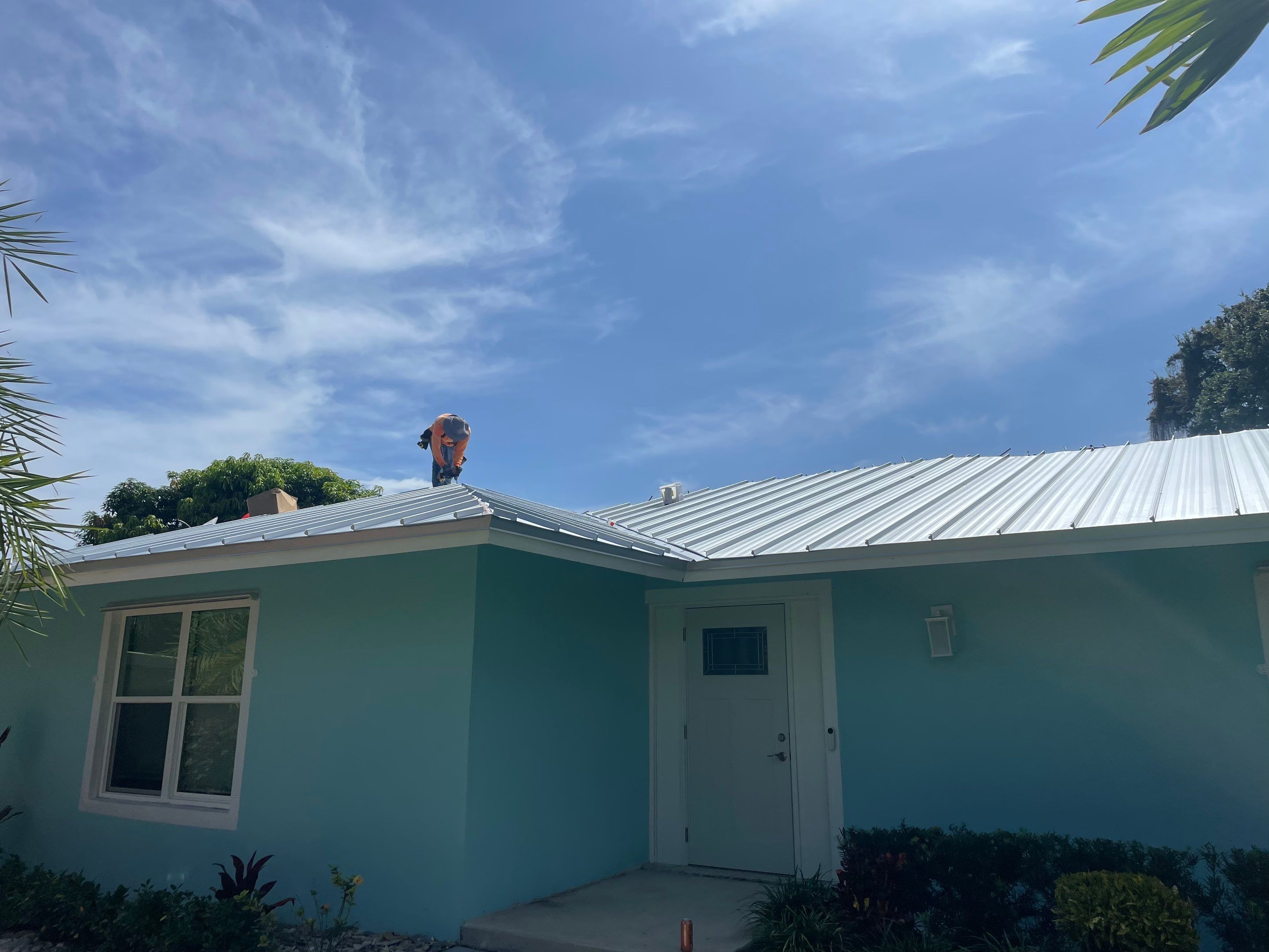 24ga 1.5" Mechanical Seam Mill Finish by Total Roofing System The Metal Roof Experts
