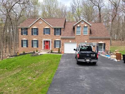 Siding Installation using James Hardie Siding- Cobblestone & Provia Signet Entry Door