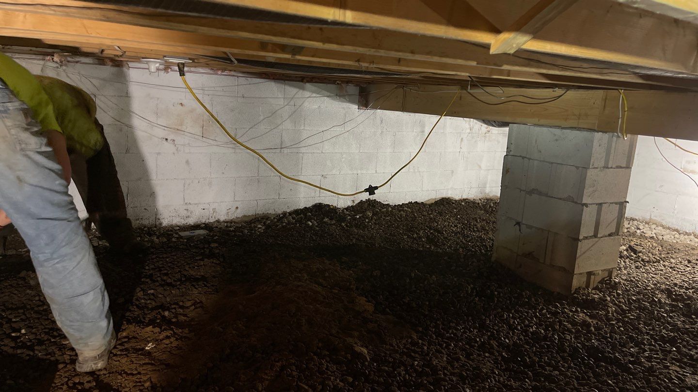 Crawl Space Waterproofing & Encapsulation using GrateProducts by Toledo Basement Repair