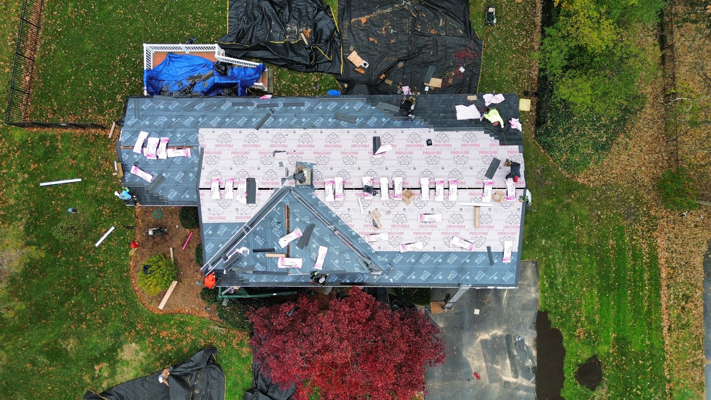 Chelmsford Complete Roof Replacement in Onyx Black with Balanced Ventilation by Mighty Dog Roofing of Greater Middlesex County