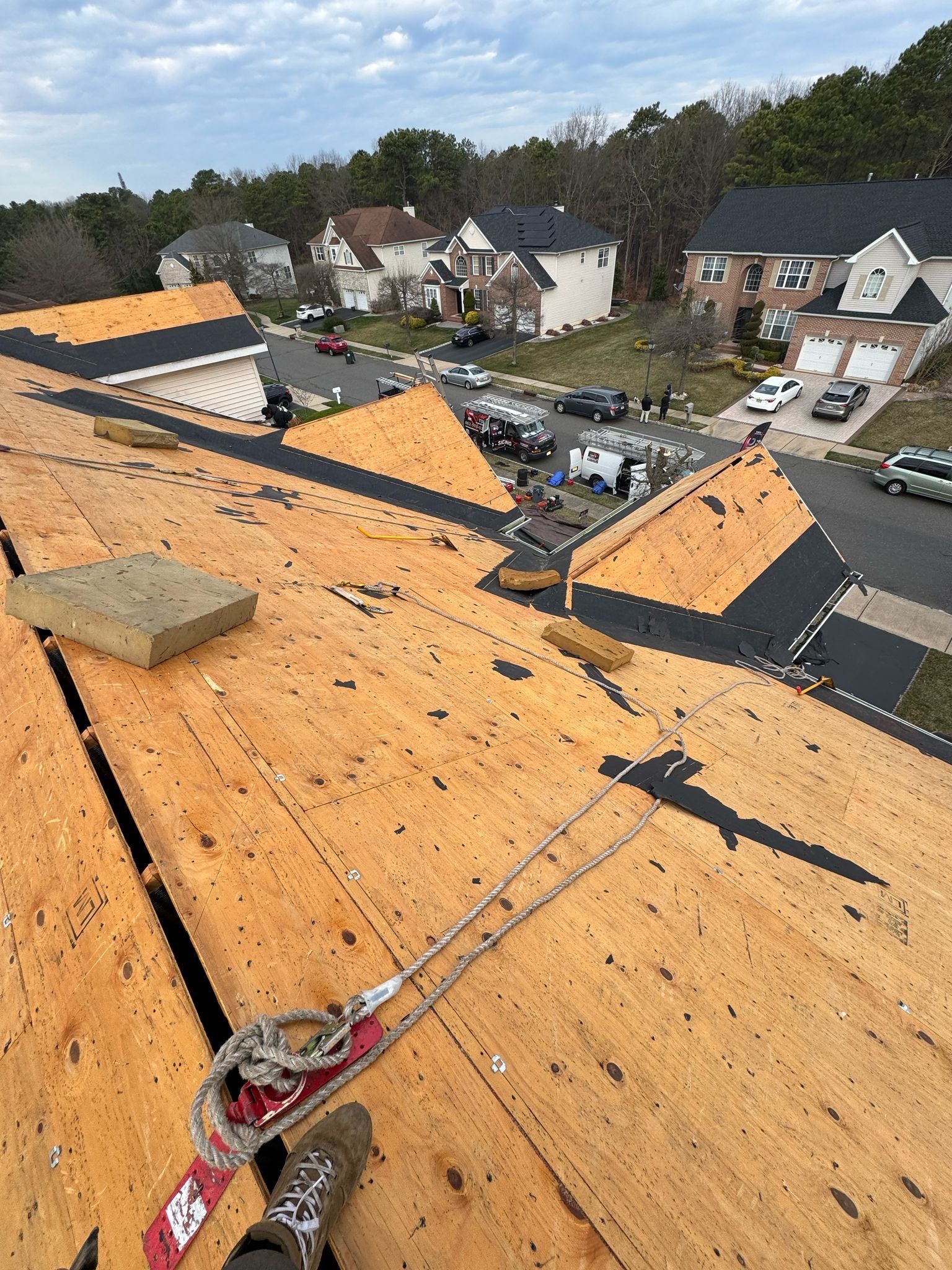 Project in Morganville, NJ by Tony's Roofing