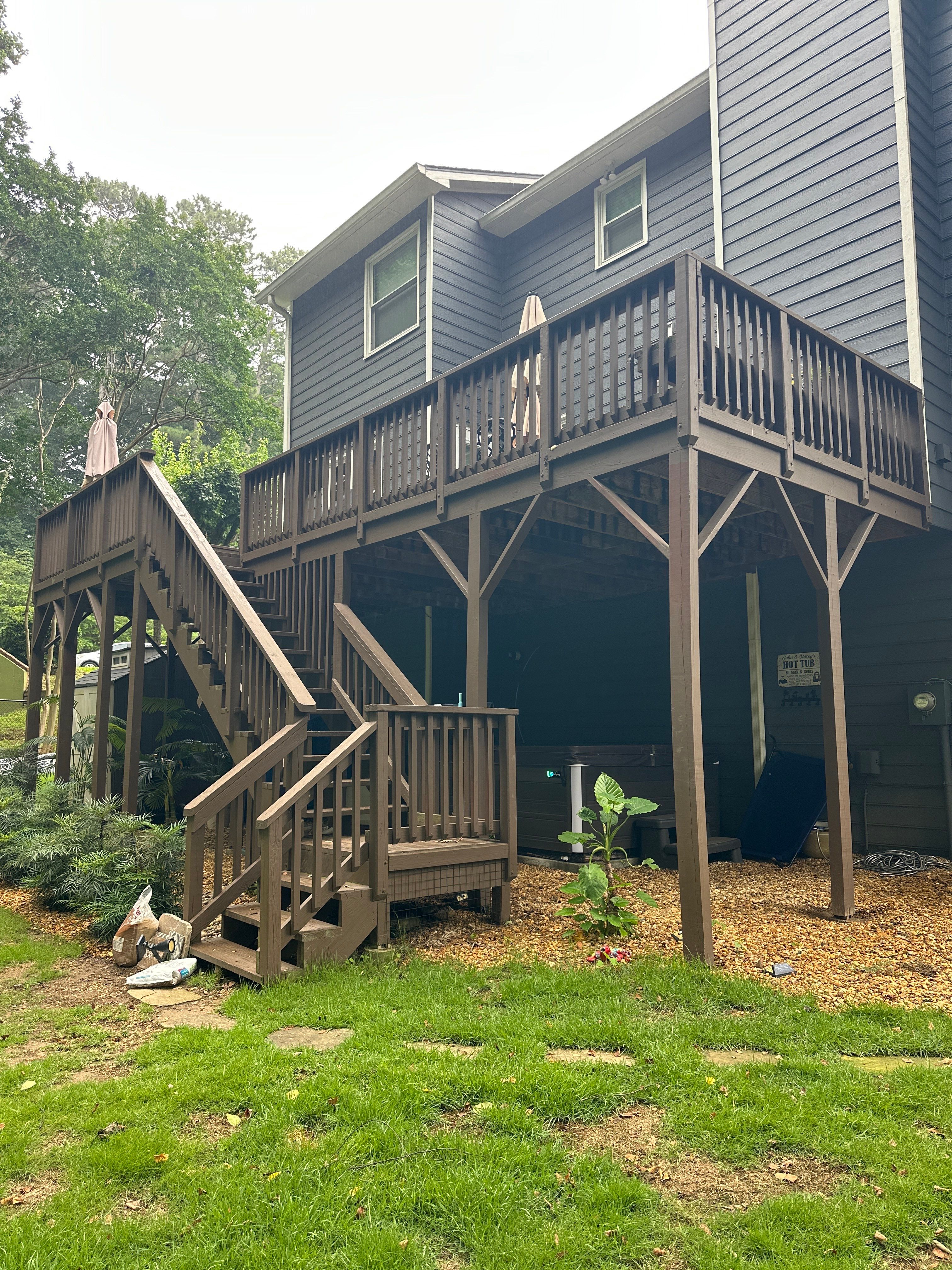 Marietta, GA Deck Resurface using Deckorators and Trex by Nelson Exteriors