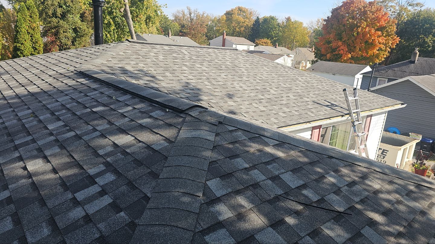 Atlas Pinnacle, Color, Coastal Granite, Drip Edge, Color, Black by Eagle Eye Roofing