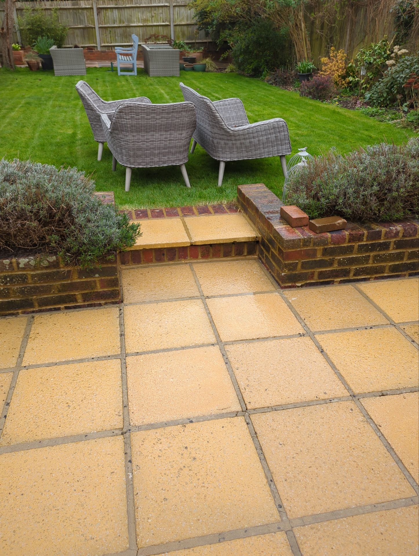 Driveway And Patio Clean using honda 21 ltr/min by Ges Exterior Cleaning ltd