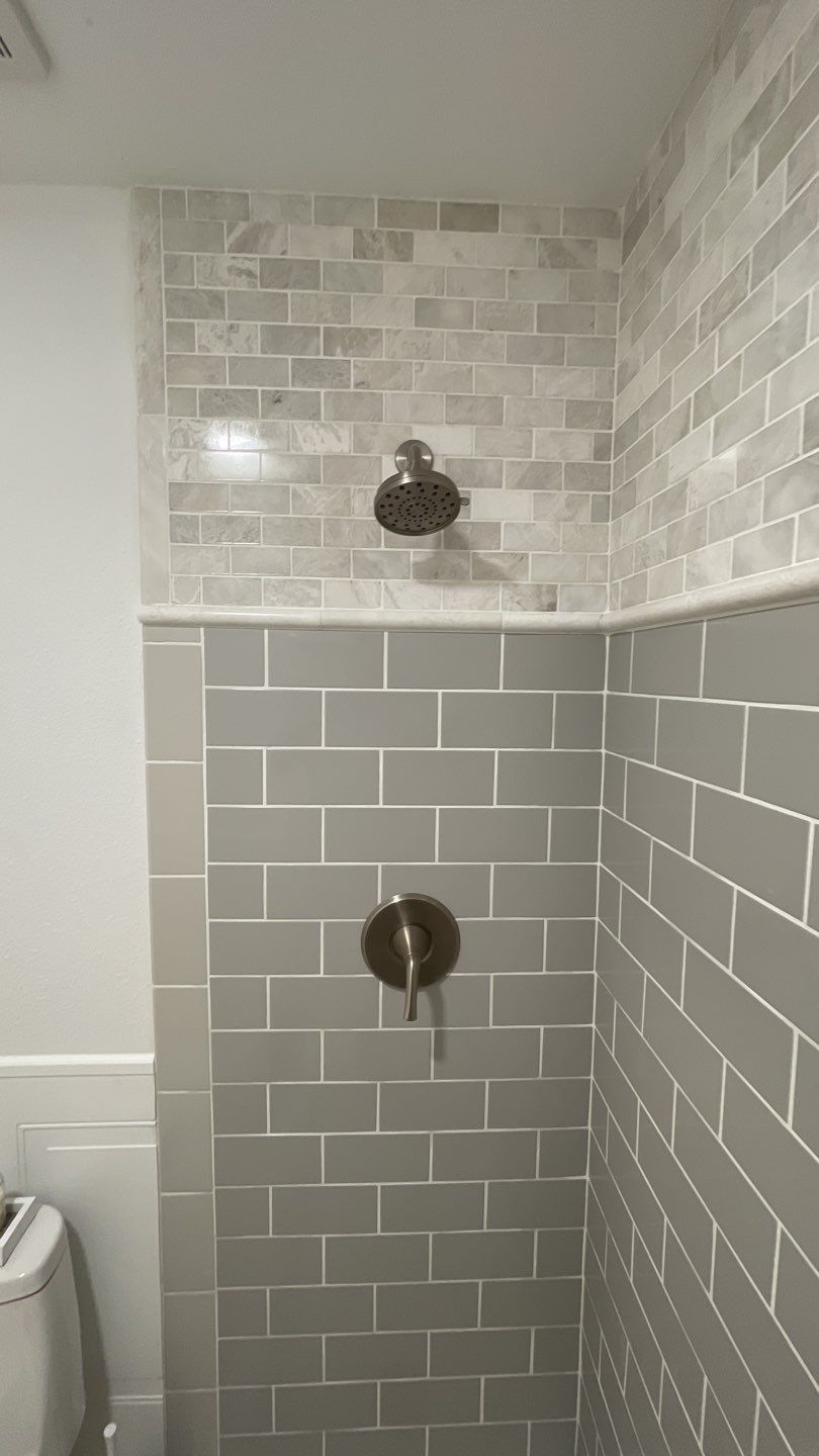 Full Bathroom Remodel by First United Roofing & Construction