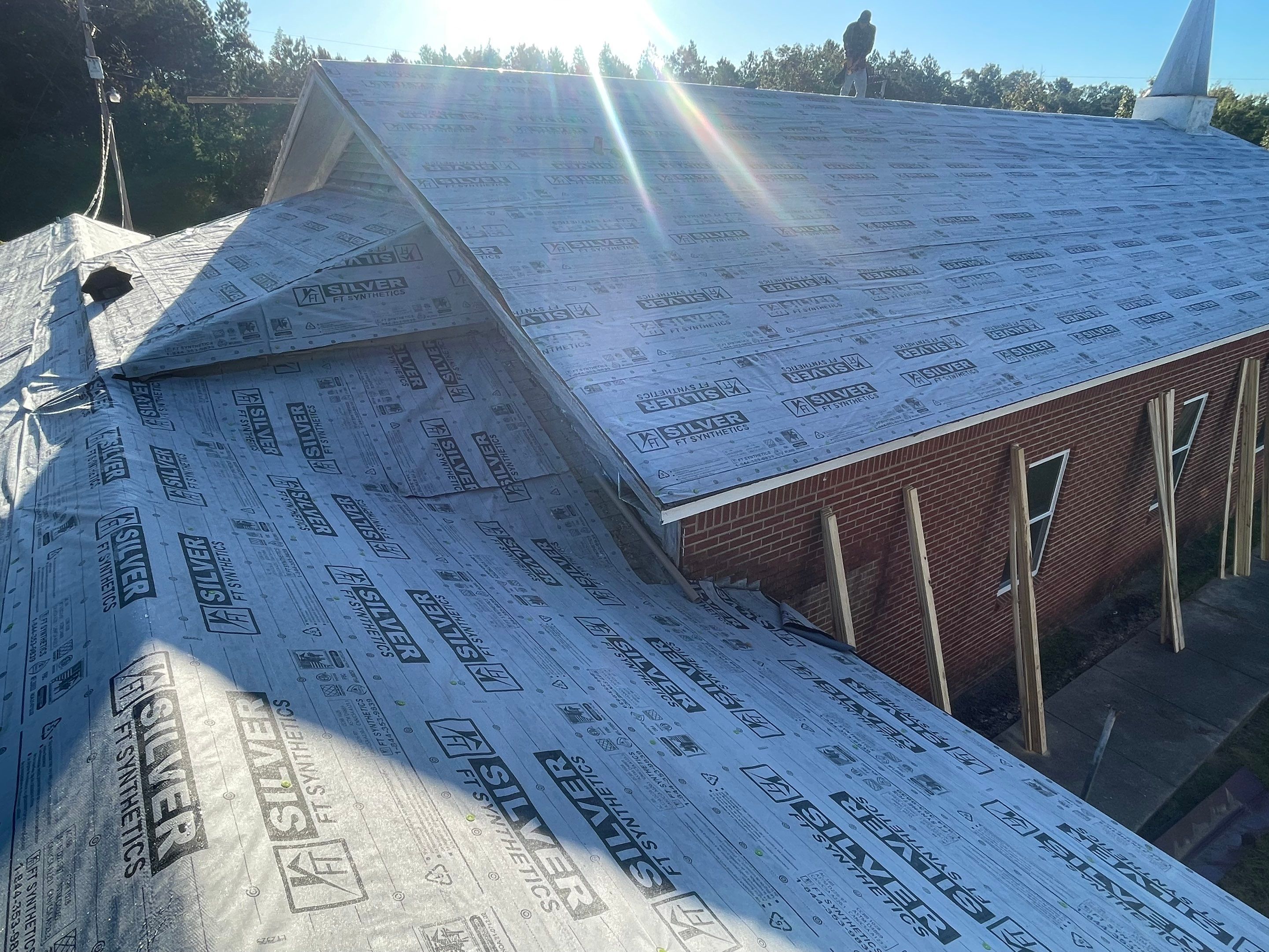 Residential Metal Roof Replacement using Reed's Metals: 26 GA. Colored Residential Metal Panels (Barn Red) by Hostetler Roofing