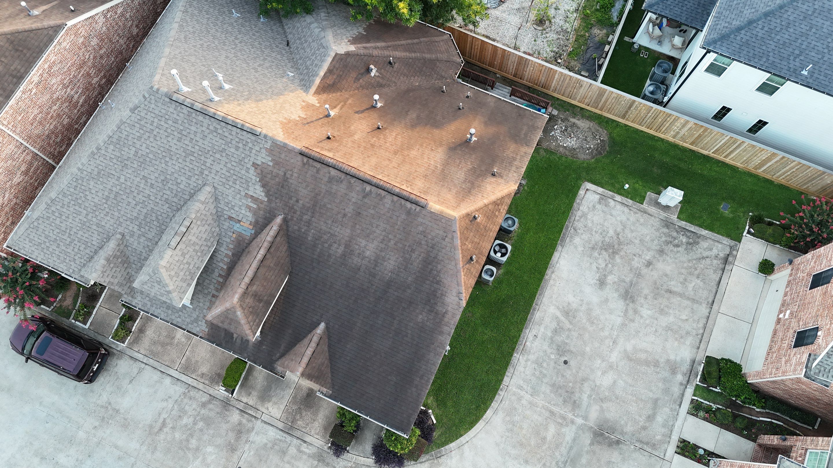 Project in Houston by Roofing Technologies Unlimited