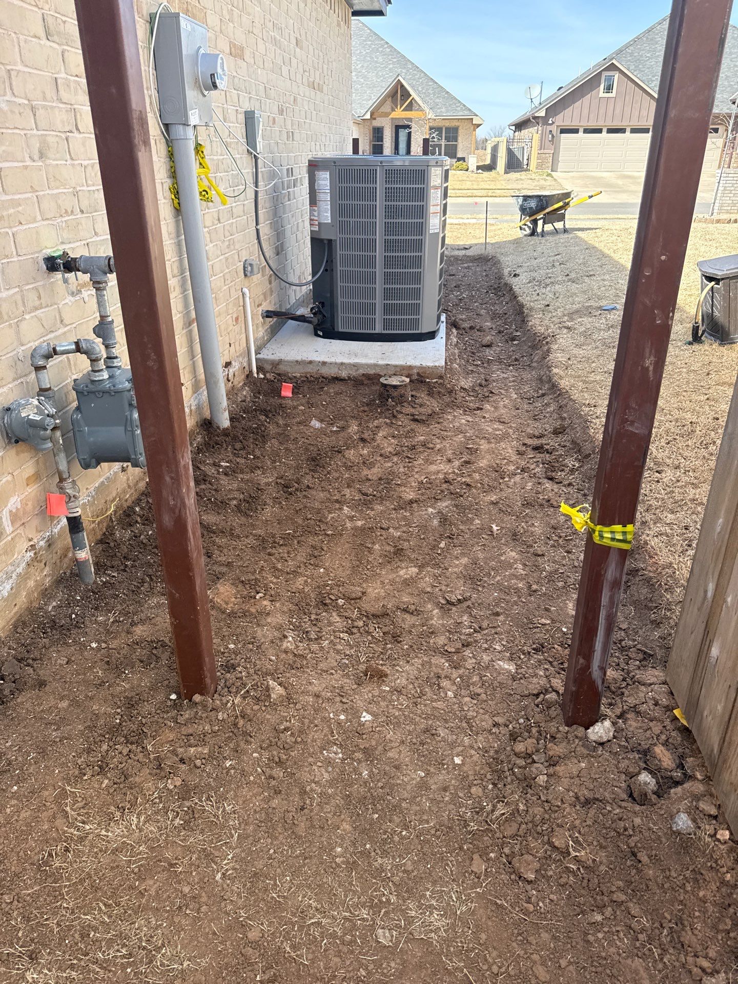 Concrete Sidewalk And Footer by Clays Services Inc