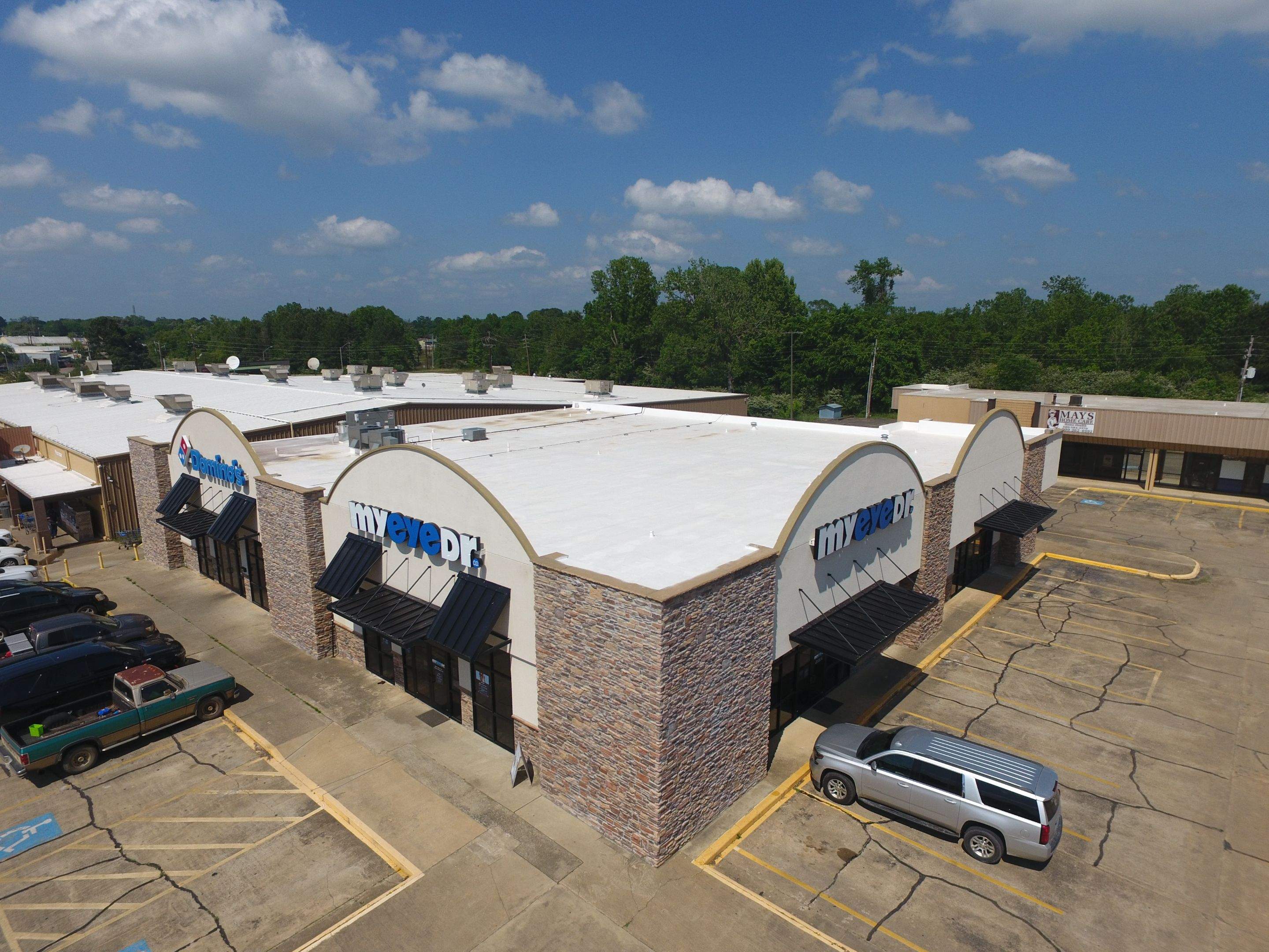 Commercial Roofing Installation using Aldocoat Coatings by Hostetler Roofing