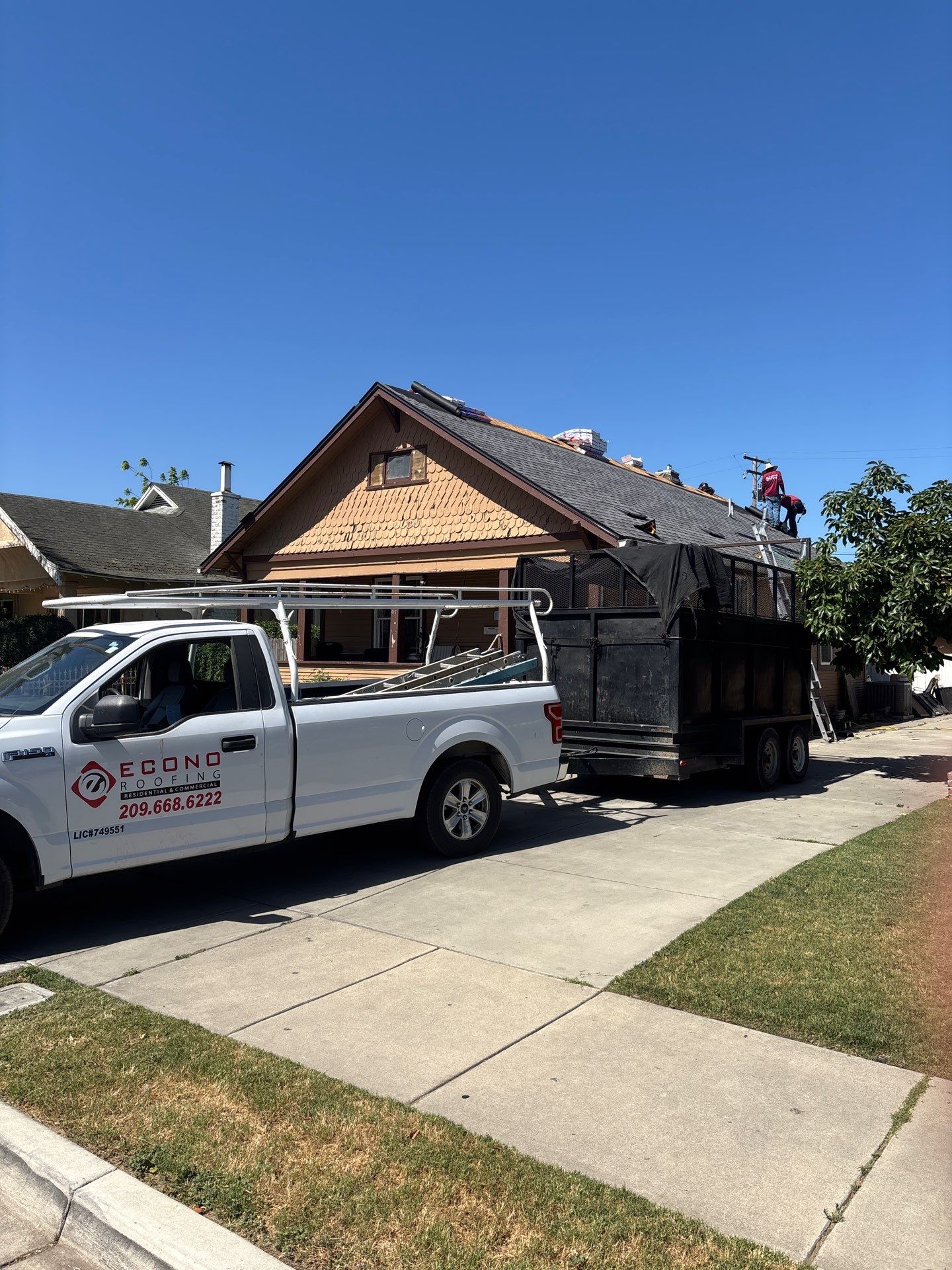 Locust Way Turlock CA  by Econo Roofing