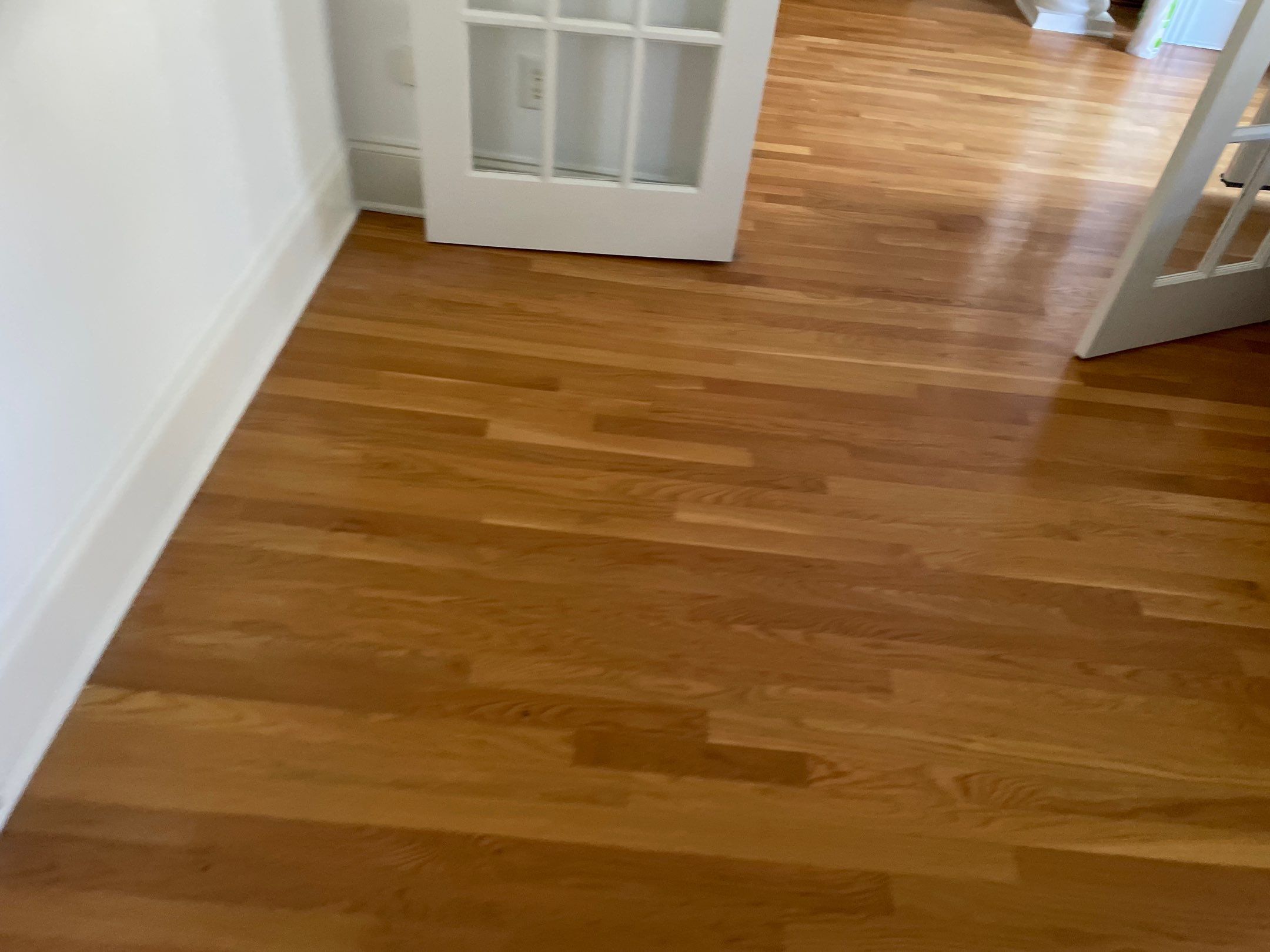Sand and Refinish using Bona Waterbased by Footprints Floors of Coastal Carolina