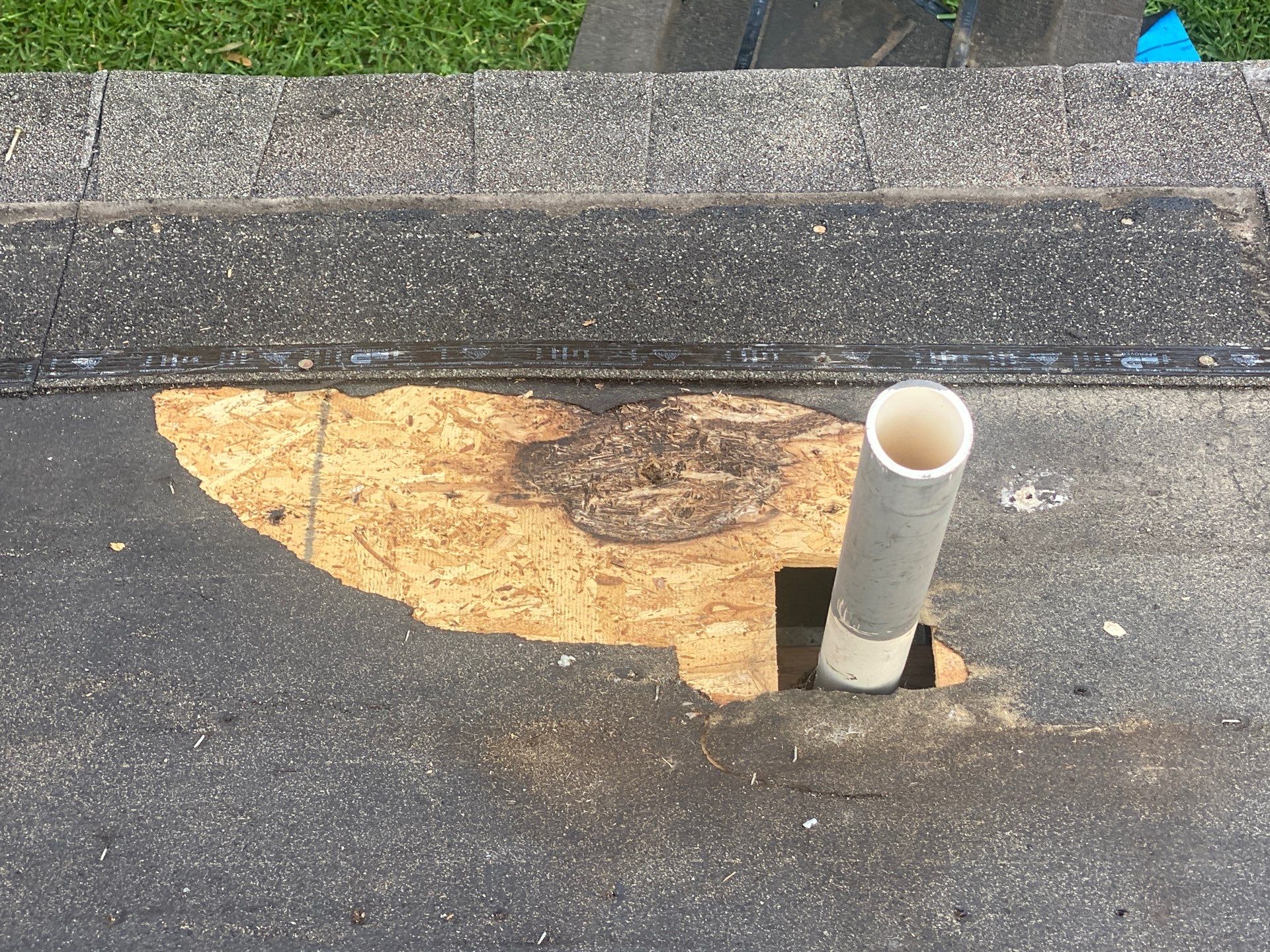 Hail Damage using Owen's Corning Duration (Lifetime) Shingles by Roof Repair Company