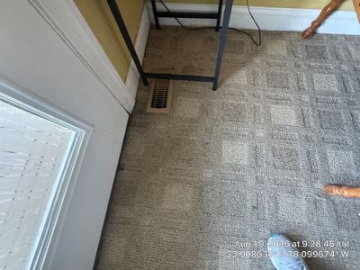 Subfloor Repair Beside Patio Doors in Oak Island, NC by RGR Construction and Roofing, LLC