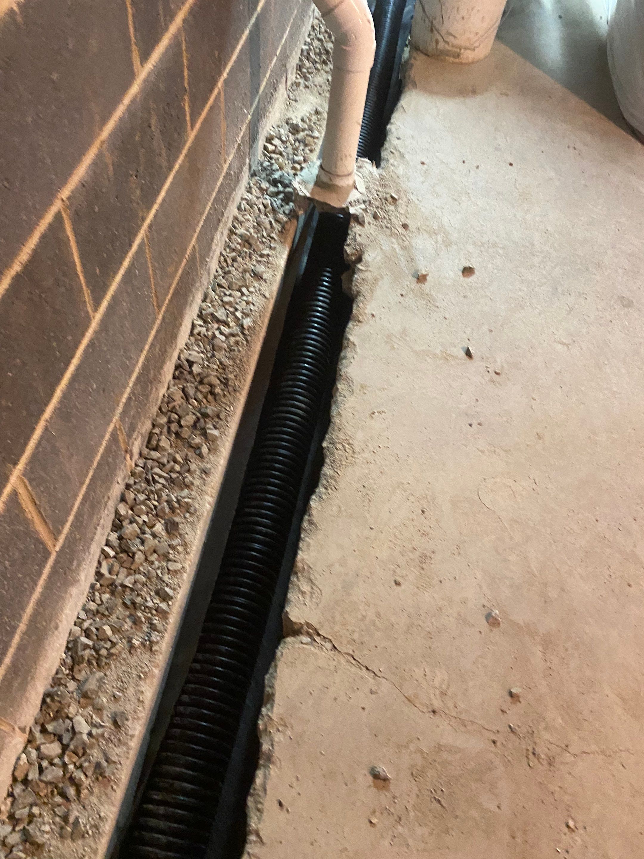 Interior French Drain in Bernardsville NJ by Pure Service Pro, LLC 