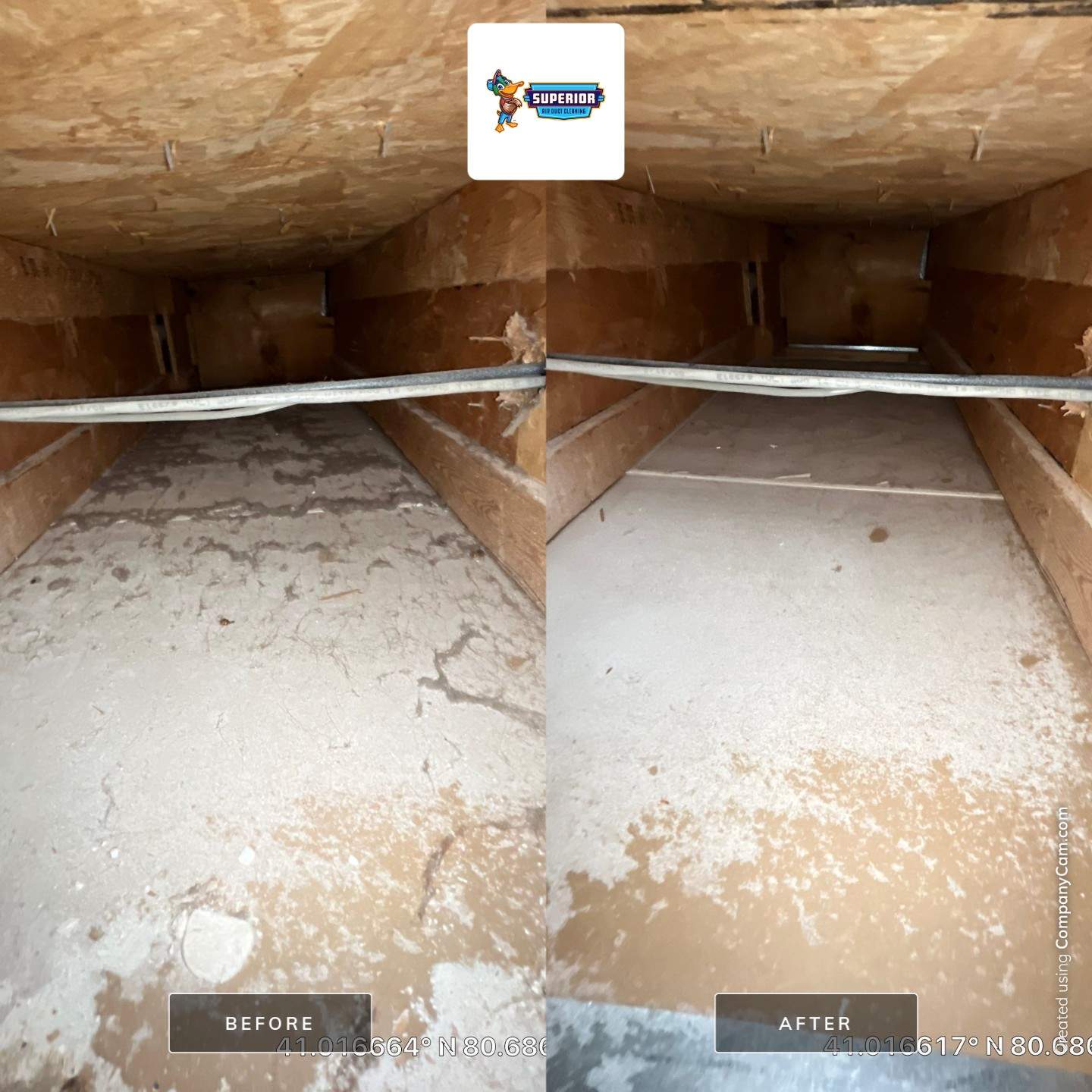 Air Duct Cleaning With a Vacuum Truck in Boardman, OH by Superior Air Duct Cleaning