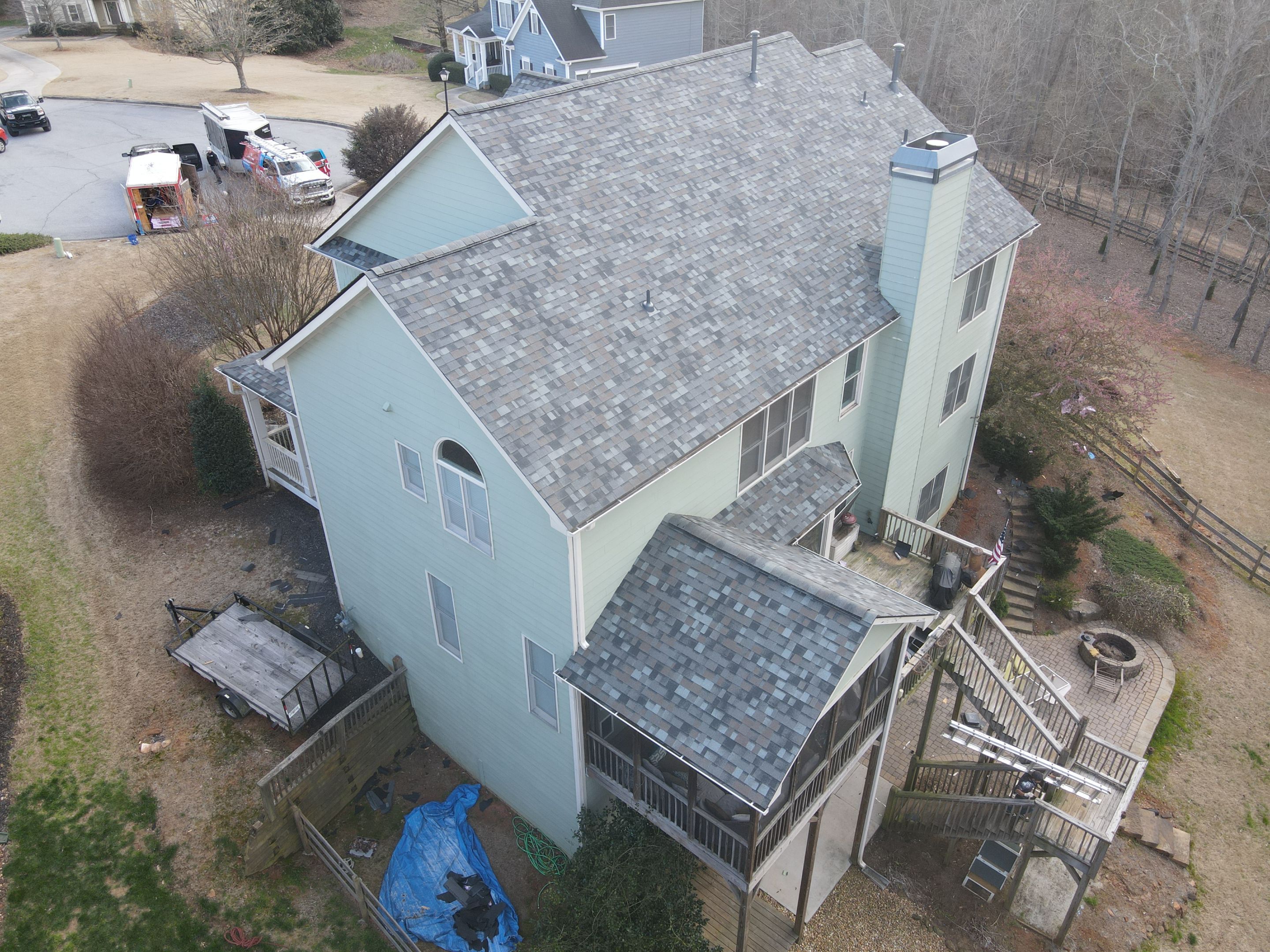 Commercial Roofing Installation using Owens Corning by Inspector Roofing and Restoration