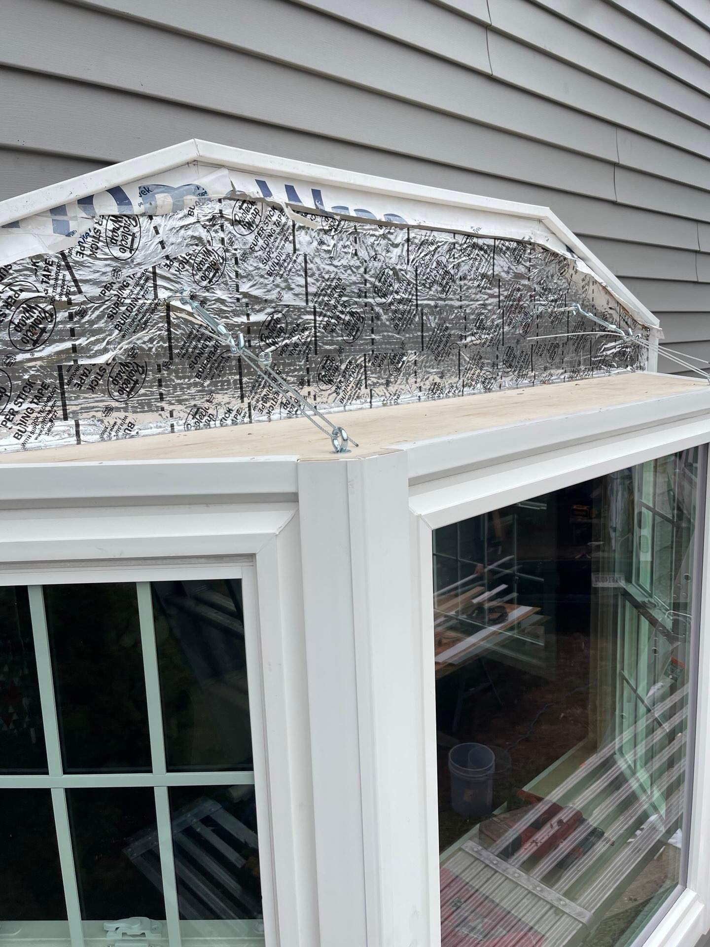 Exterior & Window Installation using CertainTeed Mainstreet & ViWinTech Windows by Koontz Construction