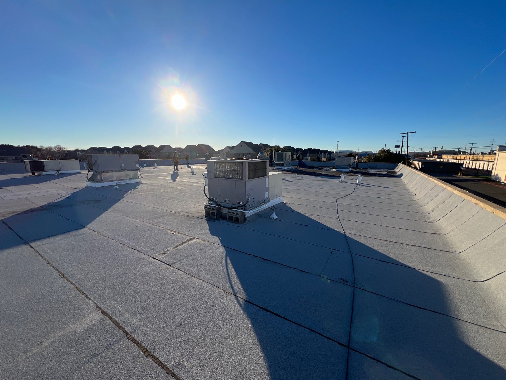 Commercial Roofing Installation using GAF Evergaurd TPO 60 Mil by Becker Roofing and Exteriors