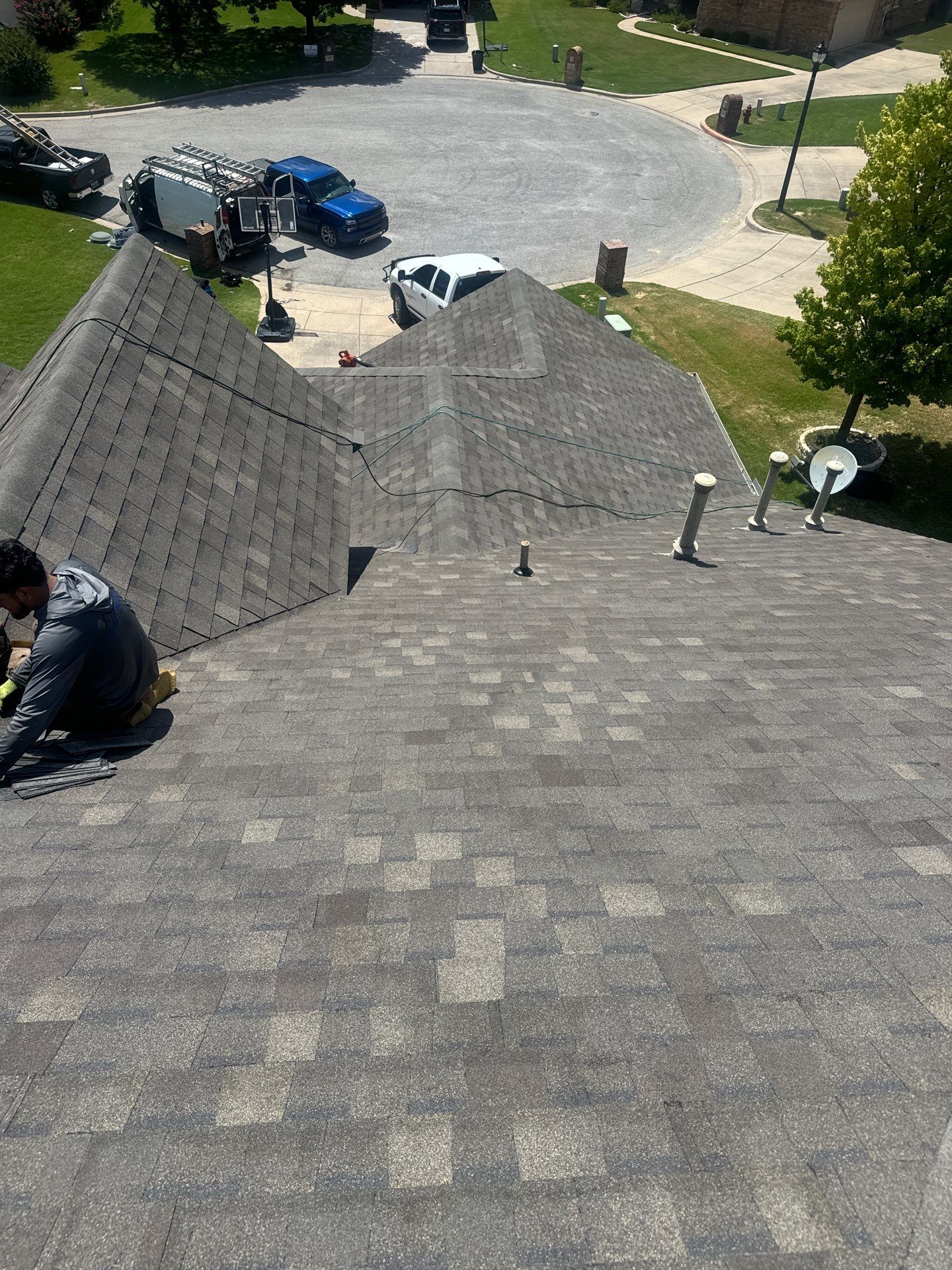 Project in Weatherford by Lonestar Roofing and Restoration LLC.