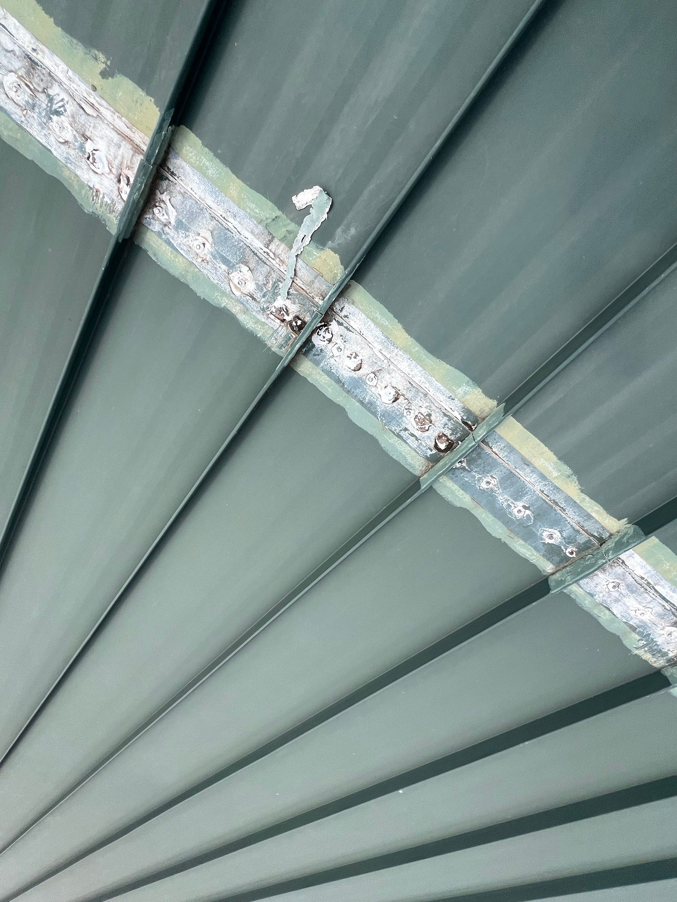 Hail Damage using Metal by Roof Repair Company