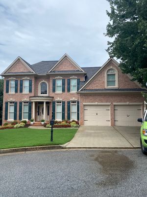 Full Exterior Painting and Charcoal Deck Transformation in Smyrna