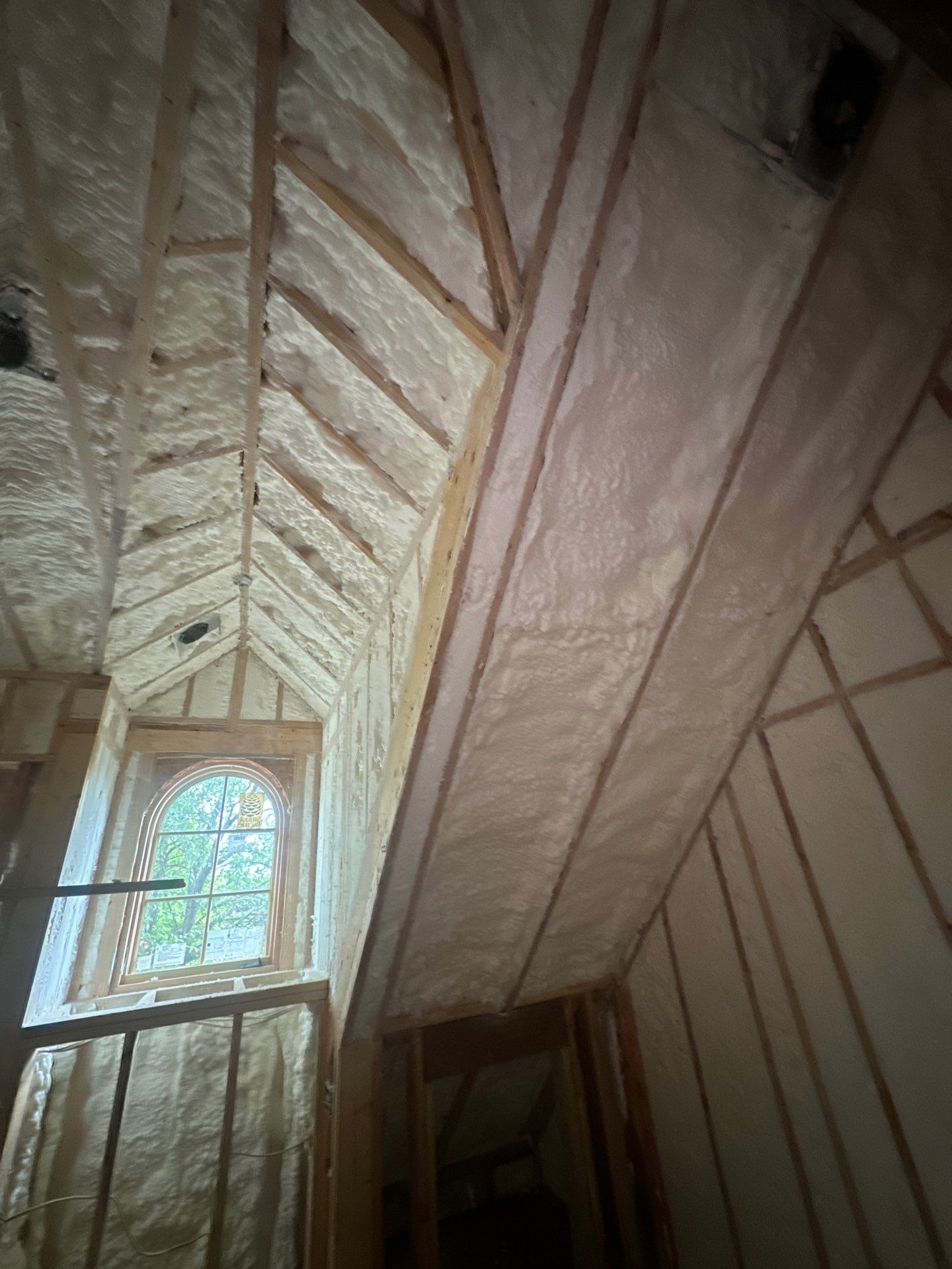 We spray foamed this beautiful and very unique custom home in Dallas by Apex Insulation Solutions