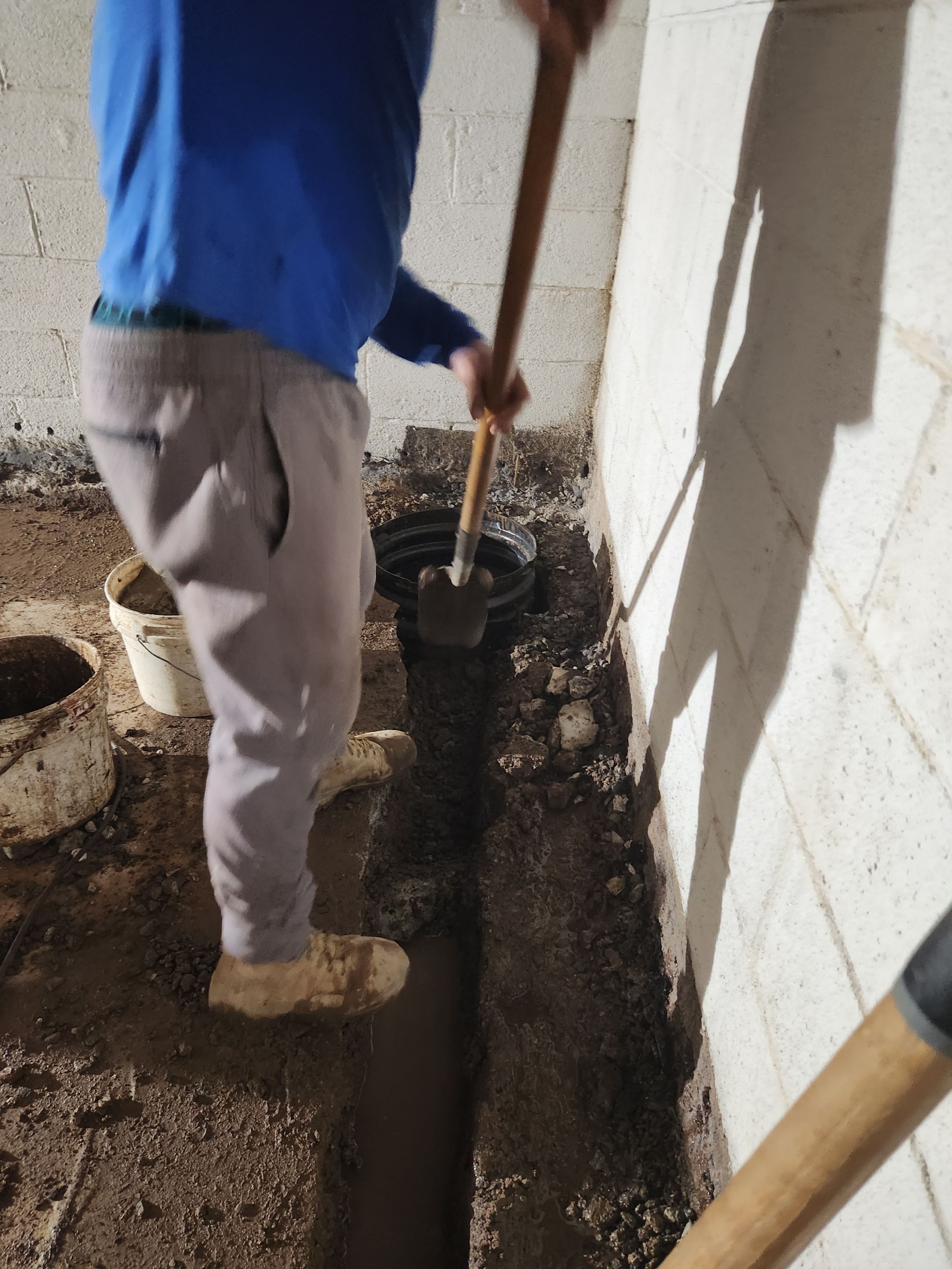 Interior French Drain in Pine Brook NJ by Pure Service Pro, LLC 